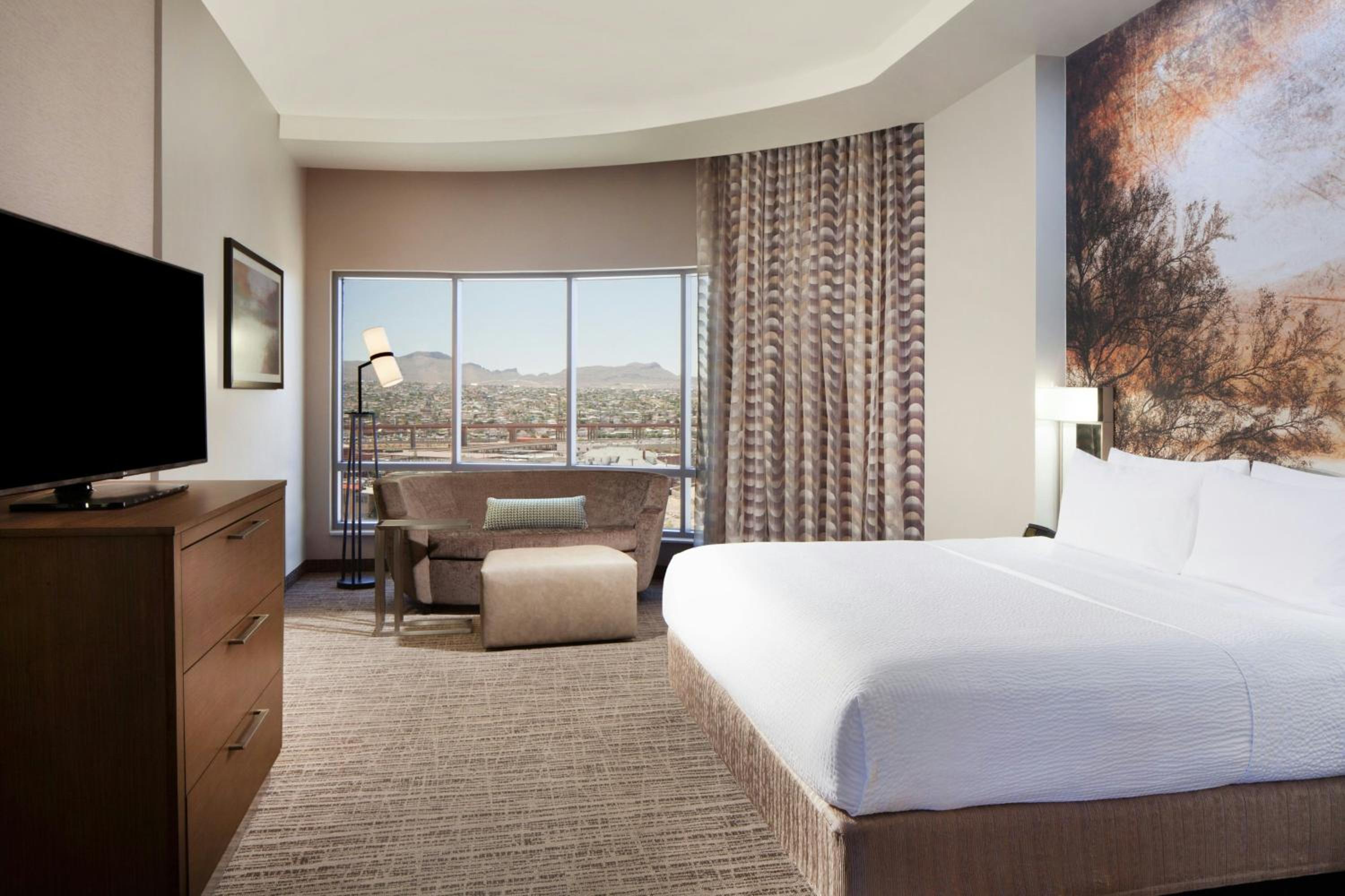 1 Bedroom, Suite, King Bed, Stadium View, Sofa, Large, Accessible
