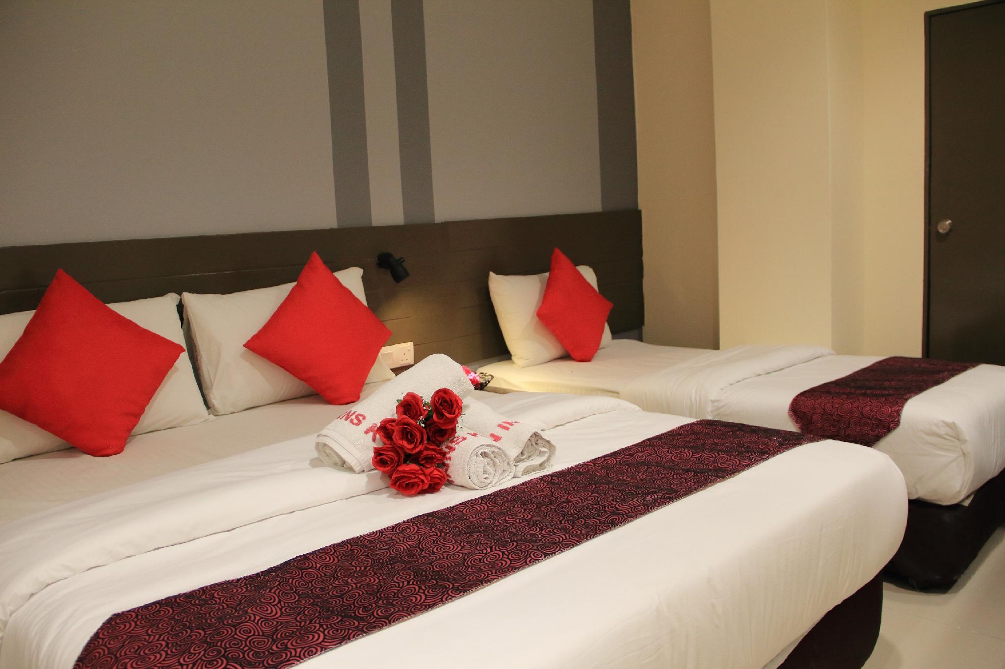Family, Triple, 1 Double and 1 Single Bed, No Window