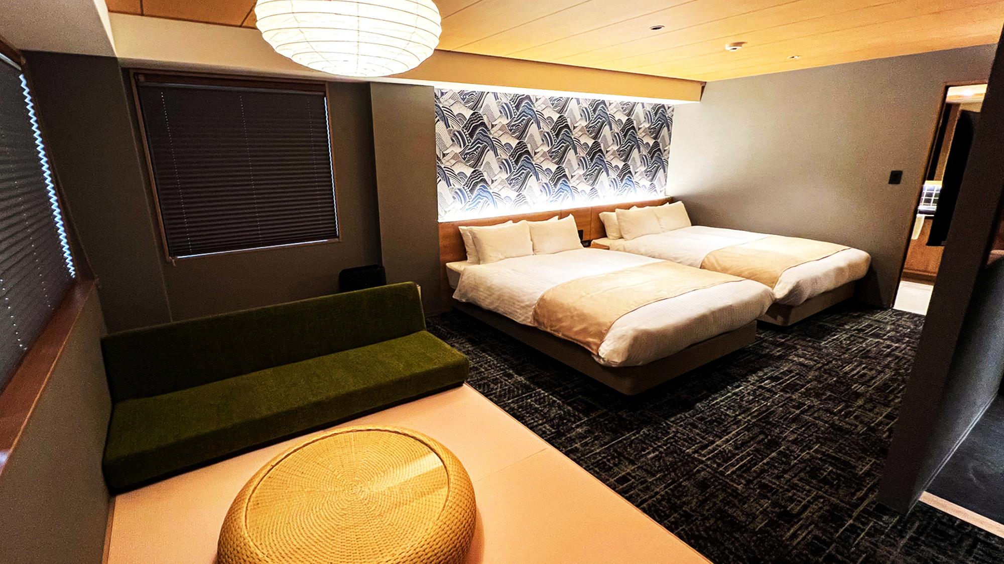 Japanese Western, Me, 2 Double Beds, with View