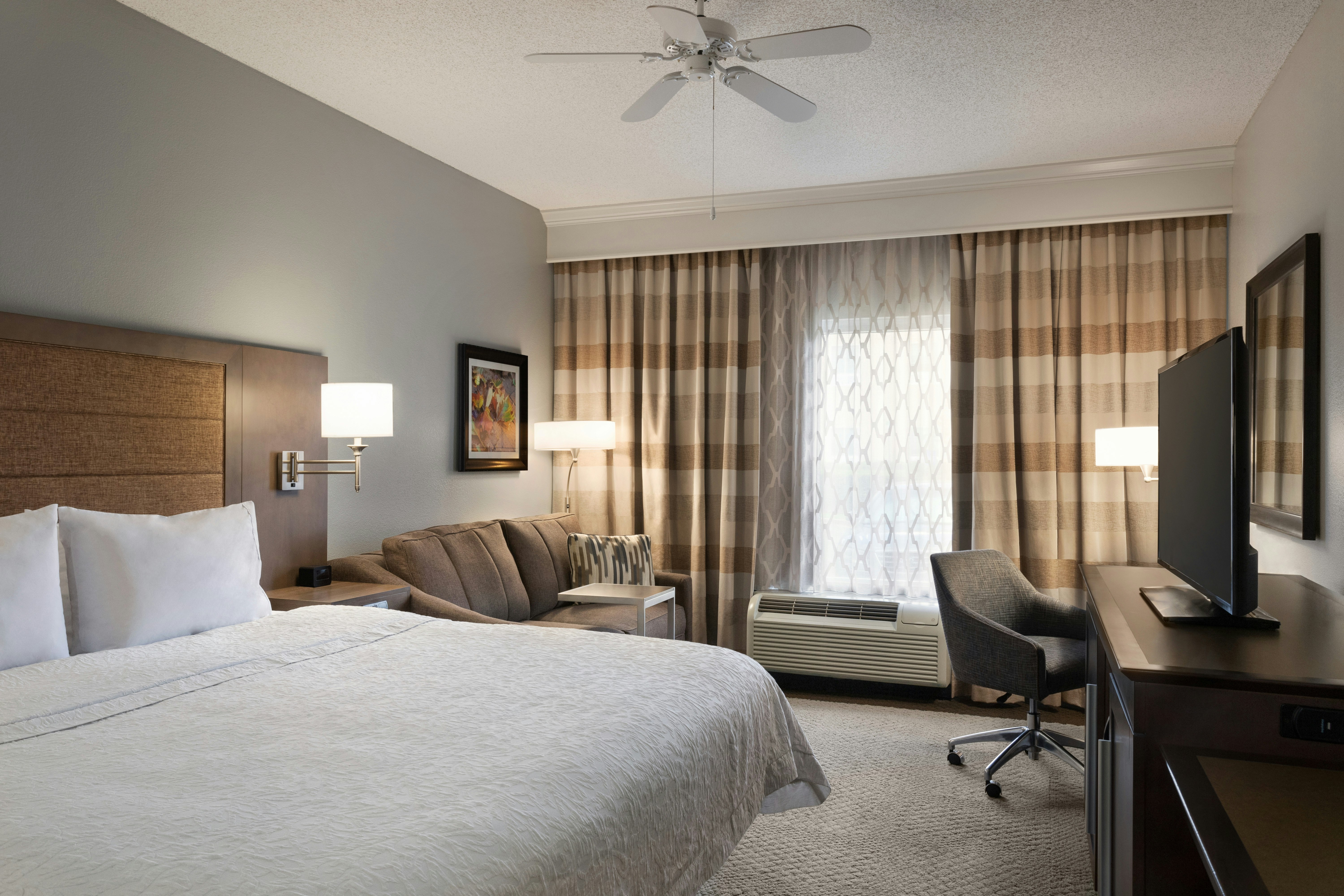 STUDY, KING BED, SOFA