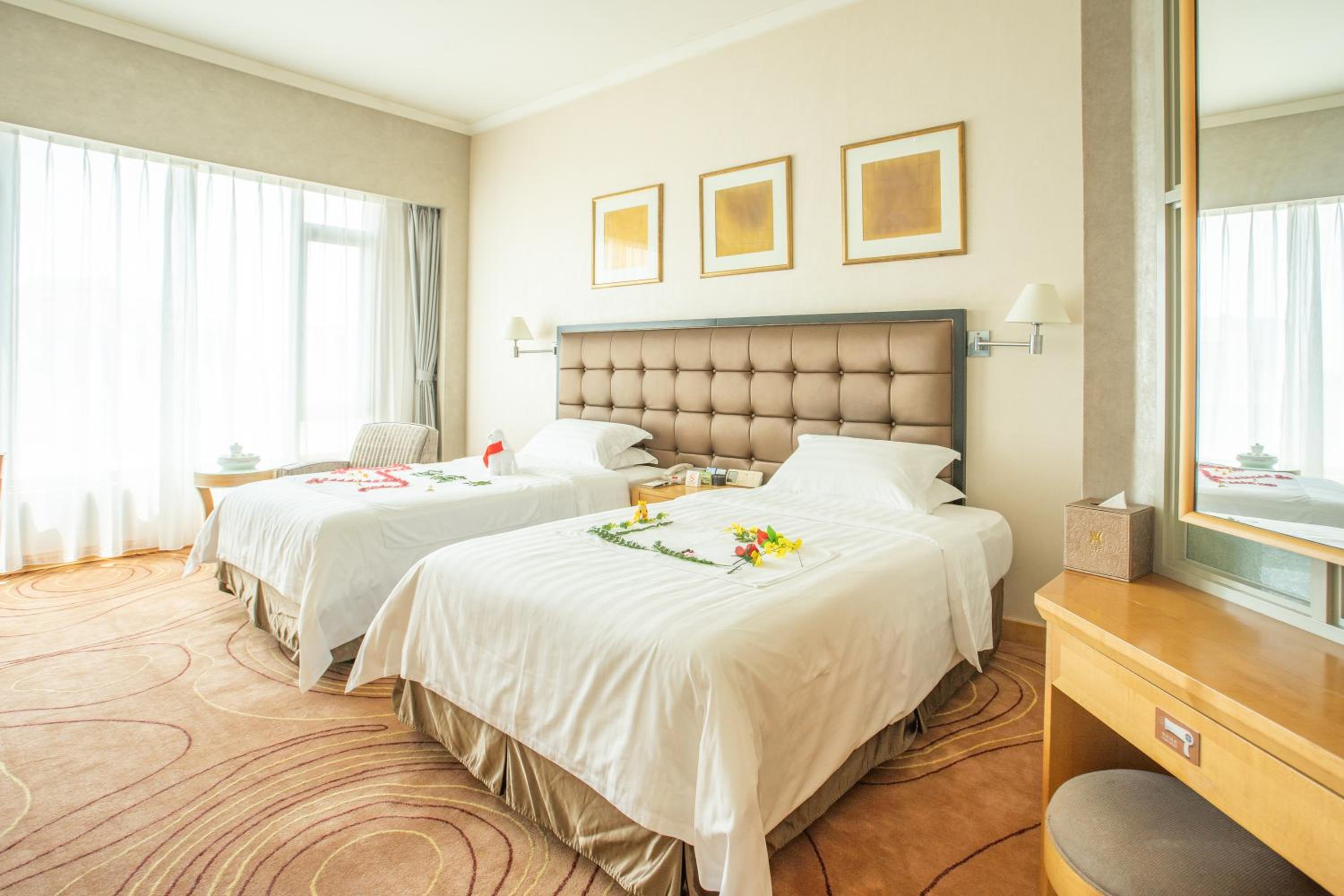 غرفة بريميير بسريرين منفصلين، Shantou Junhua Haiyi Hotel 3/9