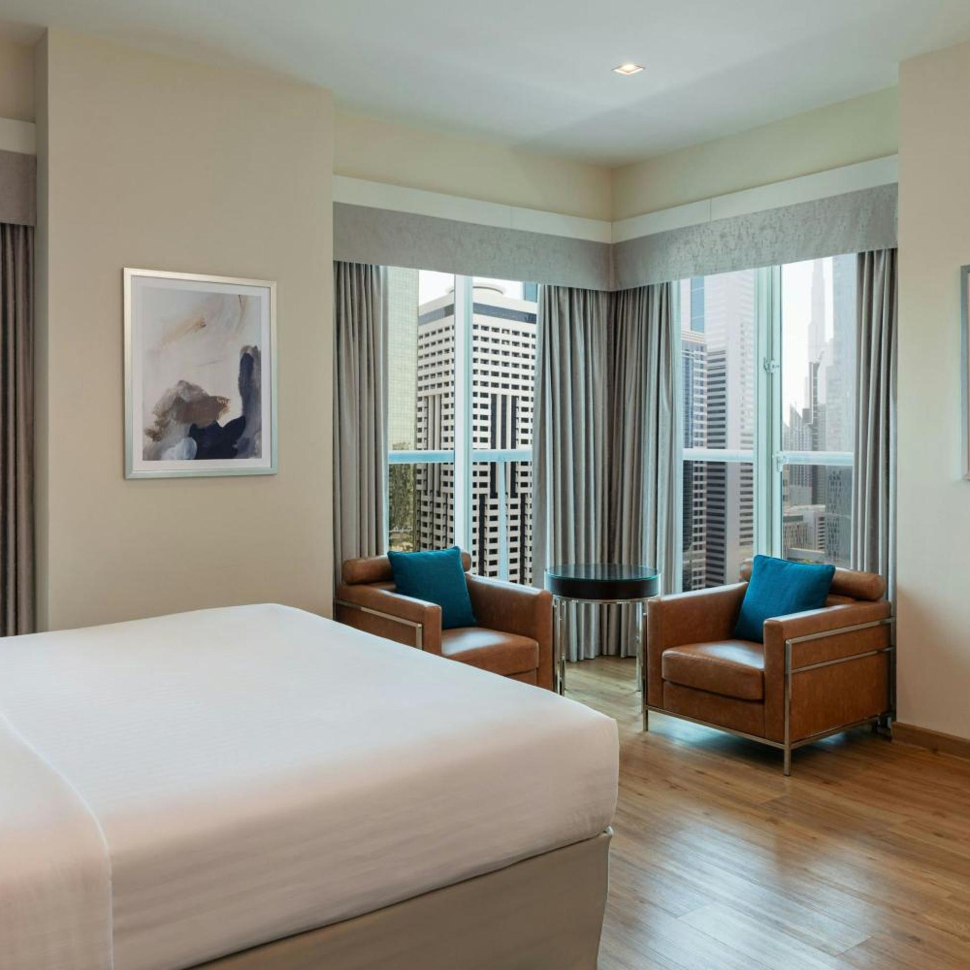 Deluxe, King Bed, Burj Khalifa View, Balcony