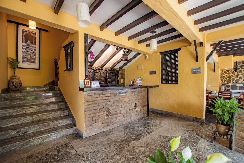 Lobby at Pokhara Boutique Hotel, POKHARA