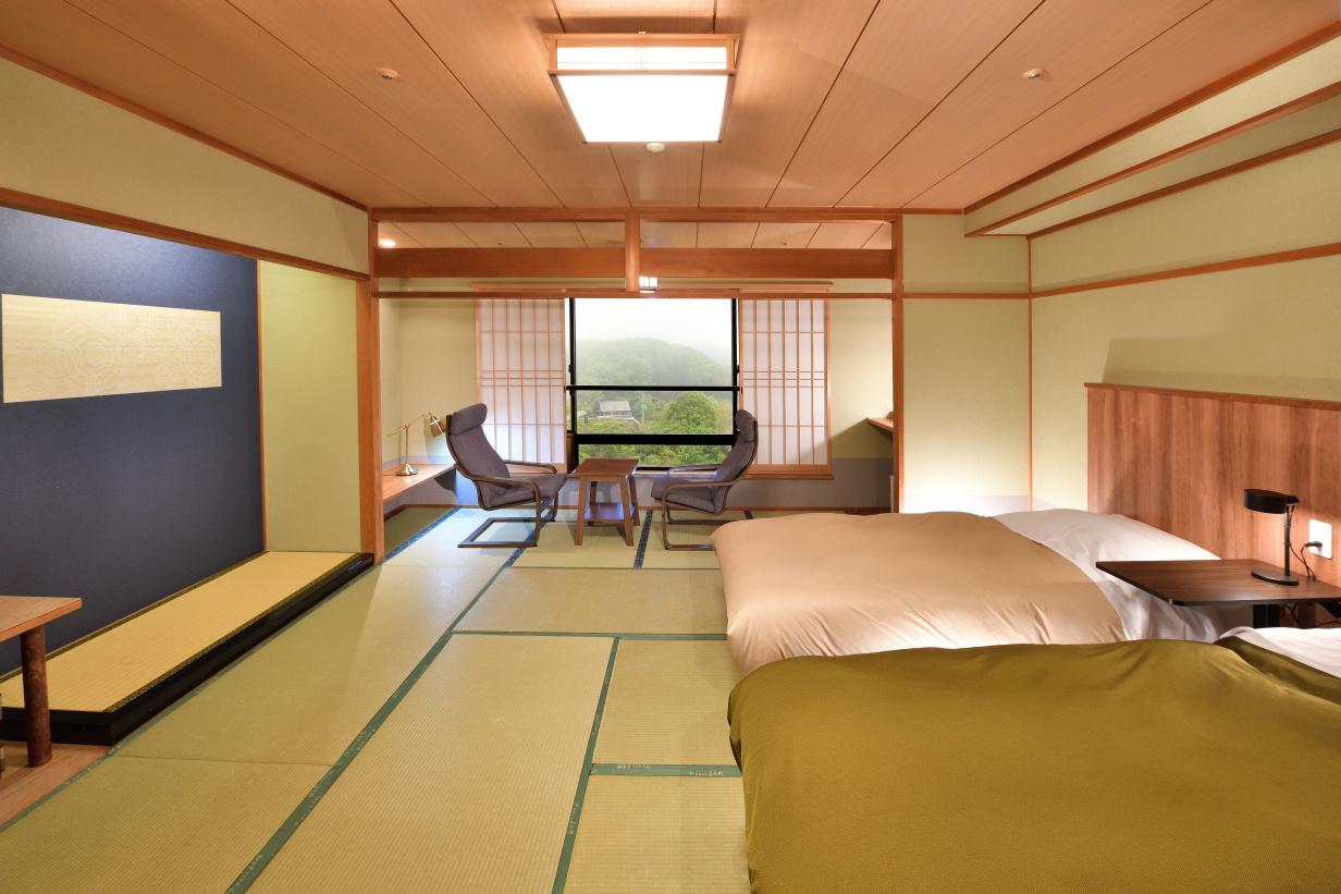 Japanese, Twin Beds, 2 Futon Beds, No Bathroom