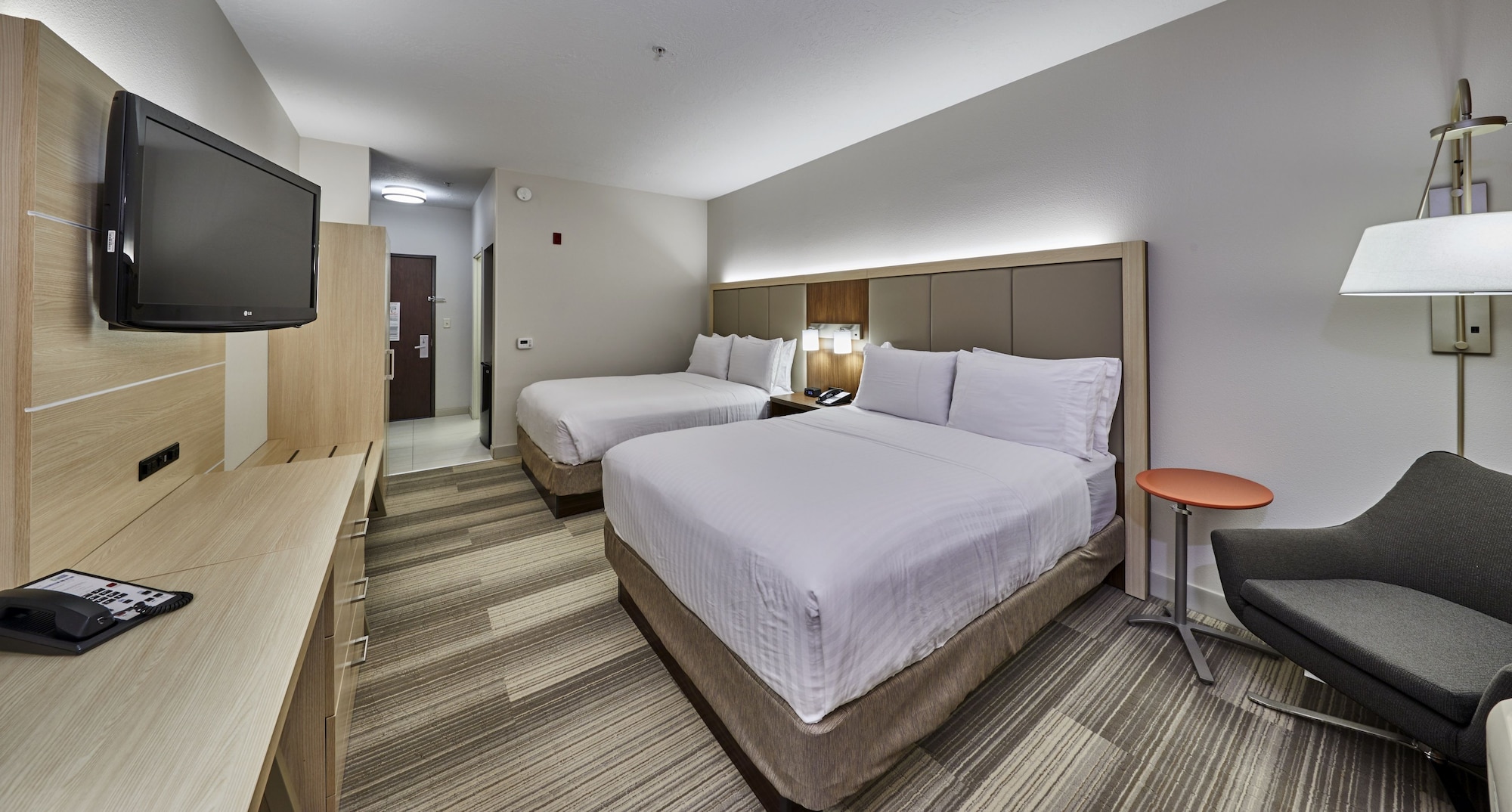 غرفة قياسية بسريرين كوين، Holiday Inn Express Hotel And Suites Medford Central Point 6/6