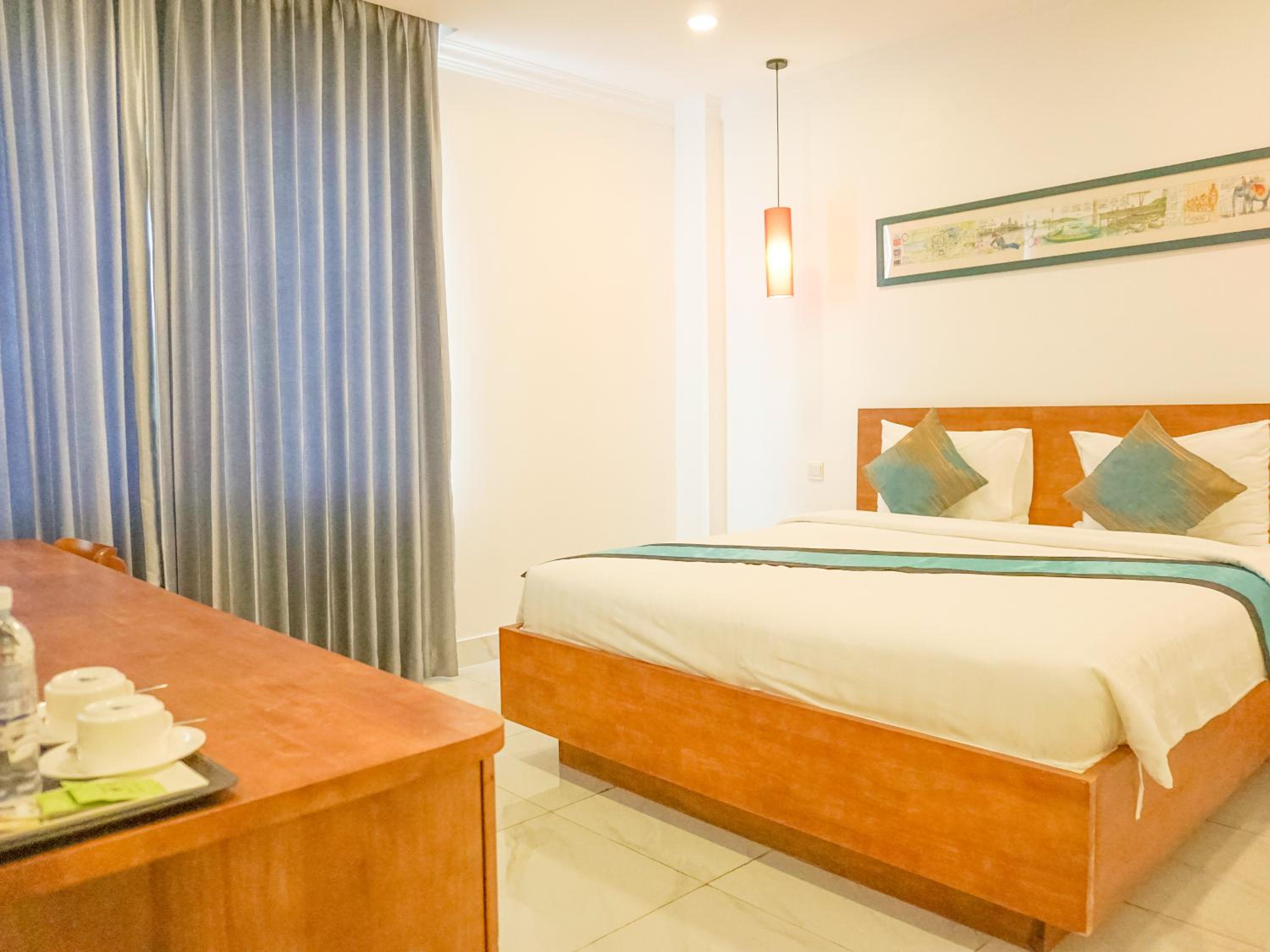 غرفة سوبيريور بسرير مزدوج بإطلالة على المسبح، Le Kree Downtown Hotel 6/10