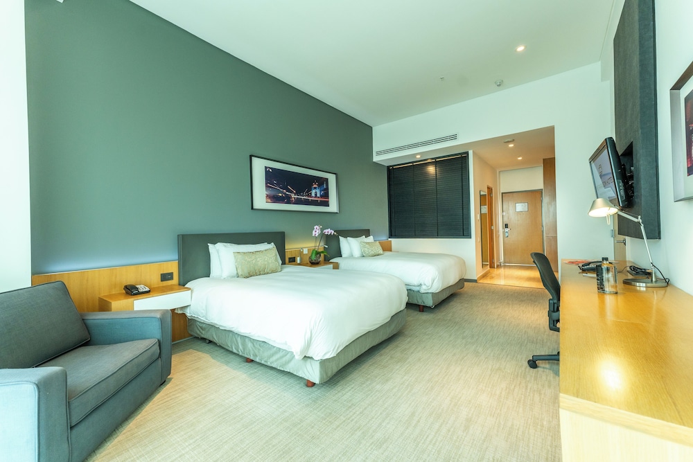 غرفة ديلوكس بسريرين كوين في طابق مرتفع، The Paragon Hotel Mexico City Santa Fe by Accor 3/8