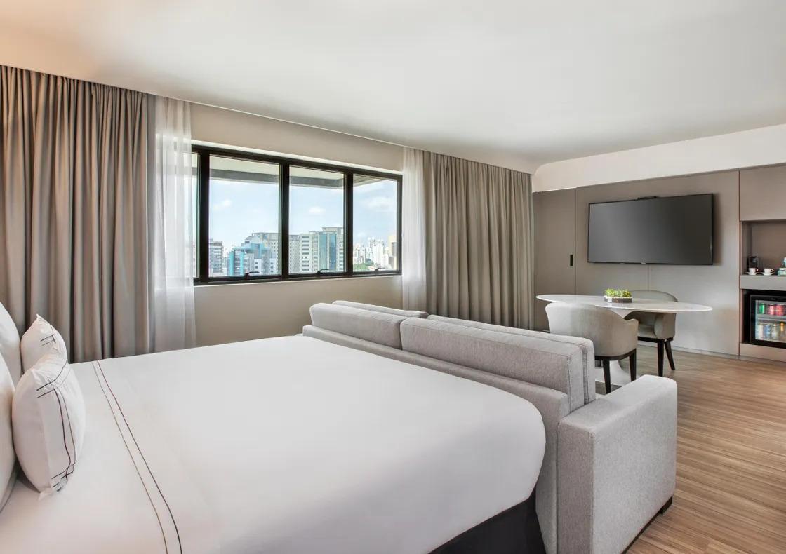Junior Suite, Double Bed, Street View