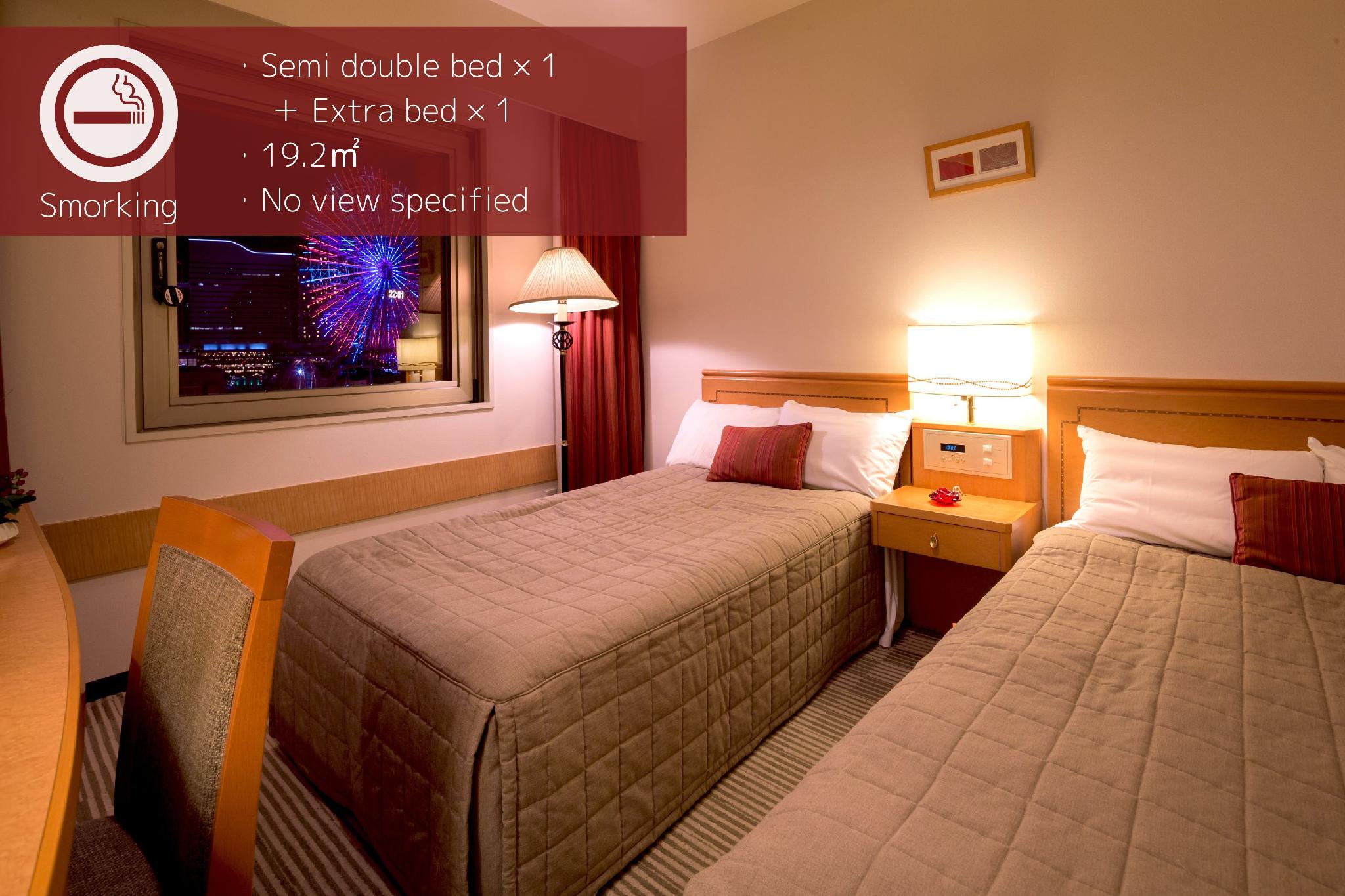 Semi Room, Compact, 2 Semi Double Beds, Smoking