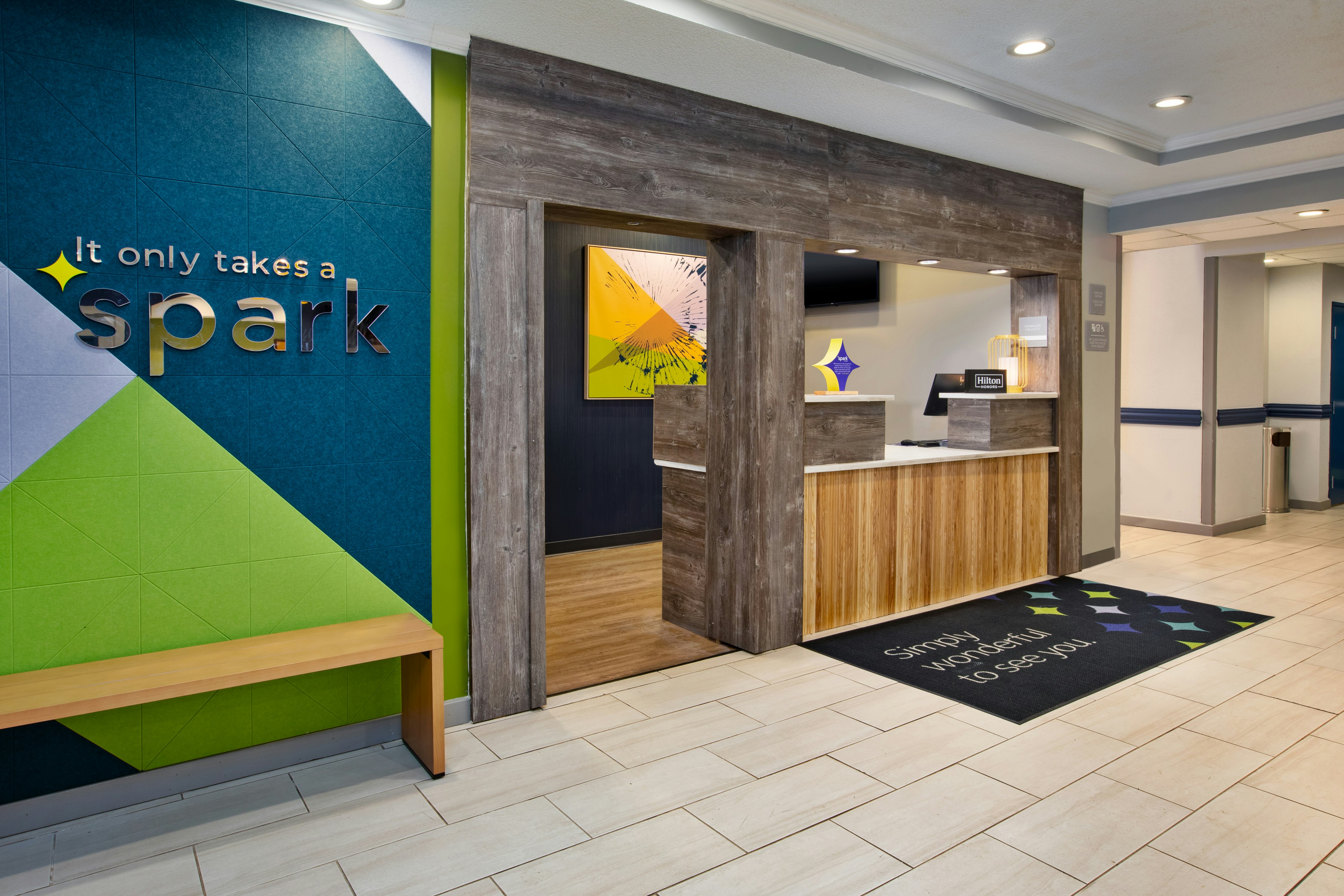 Lobby at Spark by Hilton Walker Grand Rapids North, GRAND RAPIDS - MI