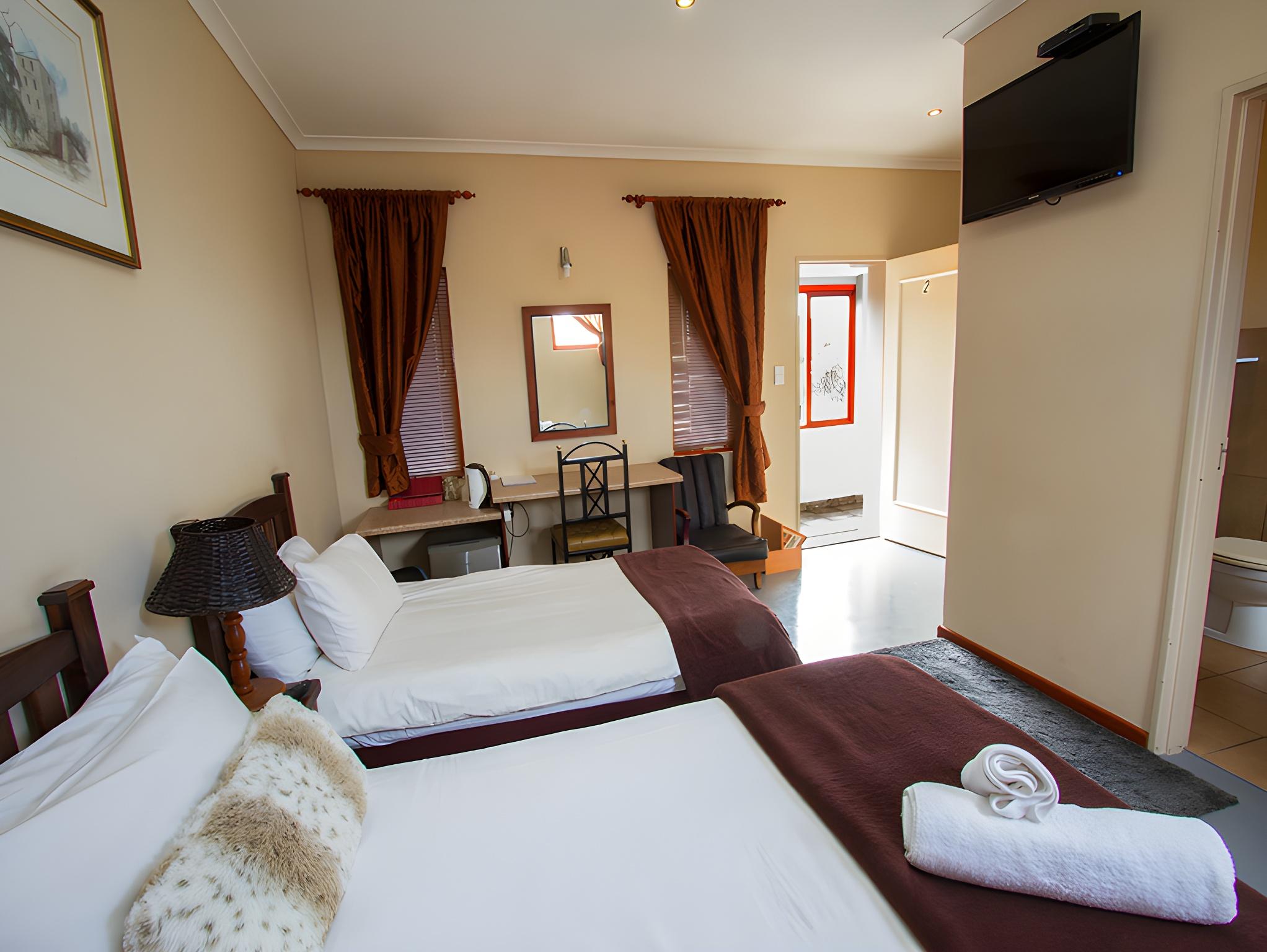 Upstairs, 1 Double and 1 Single Bed