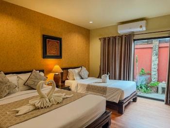 Deluxe, Family, 3 Beds, Private Garden