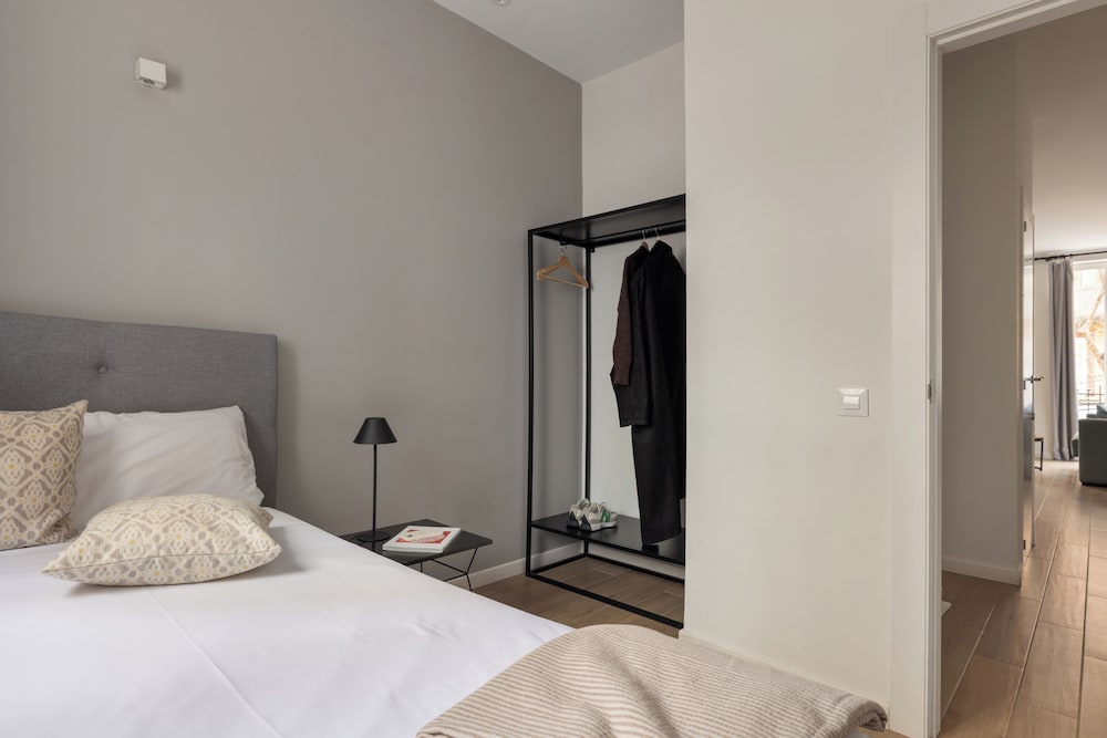 شقة بسرير فردي وسرير كوين بشرفة بغرفتي نوم مع أريكة، Libere Valencia Abastos Apartaments 3/6