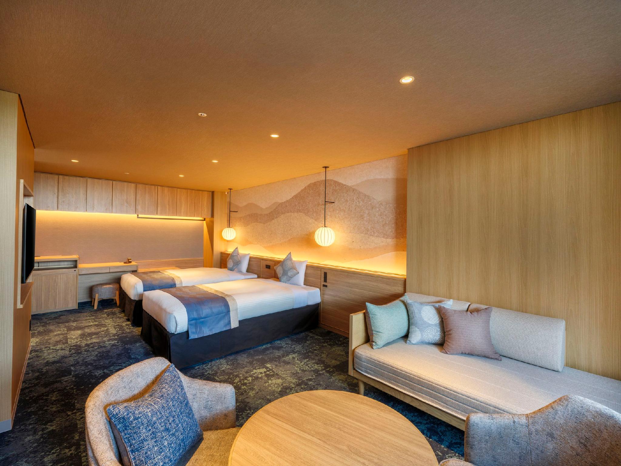 Semi Room, Premium, 4 Semi Double Beds, Outdoor Bath