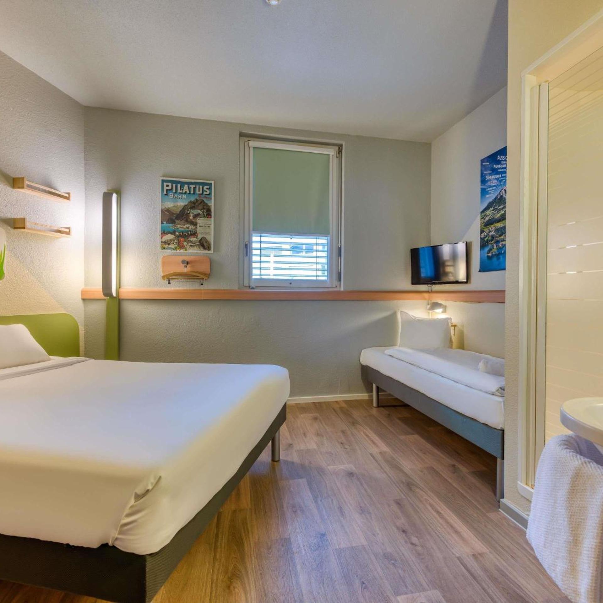 غرفة عائلية بسرير فردي، Ibis Budget Luzern City 2/10