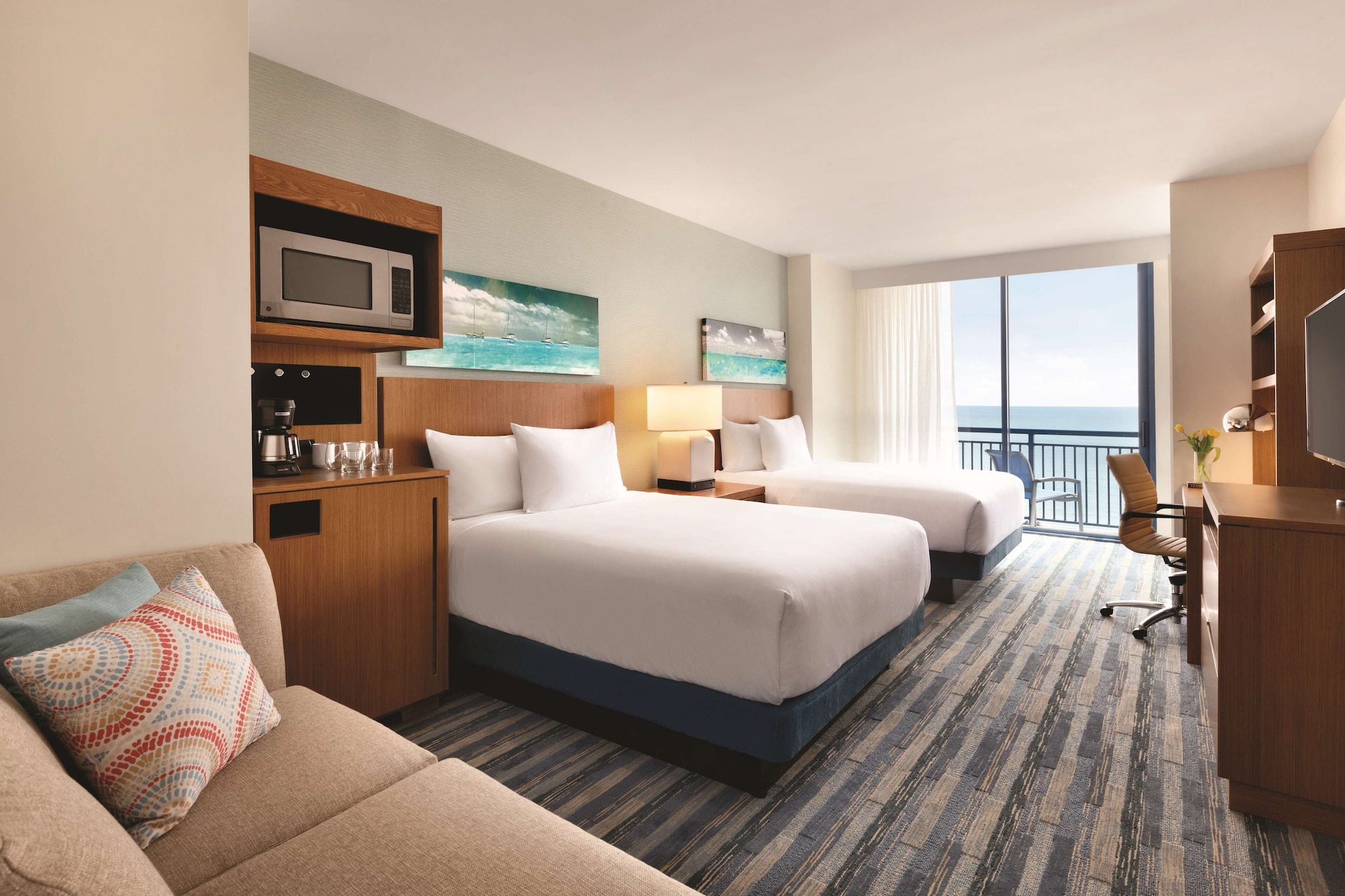 ROOM, 2 QUEEN BEDS, OCEAN FRONT, DEN