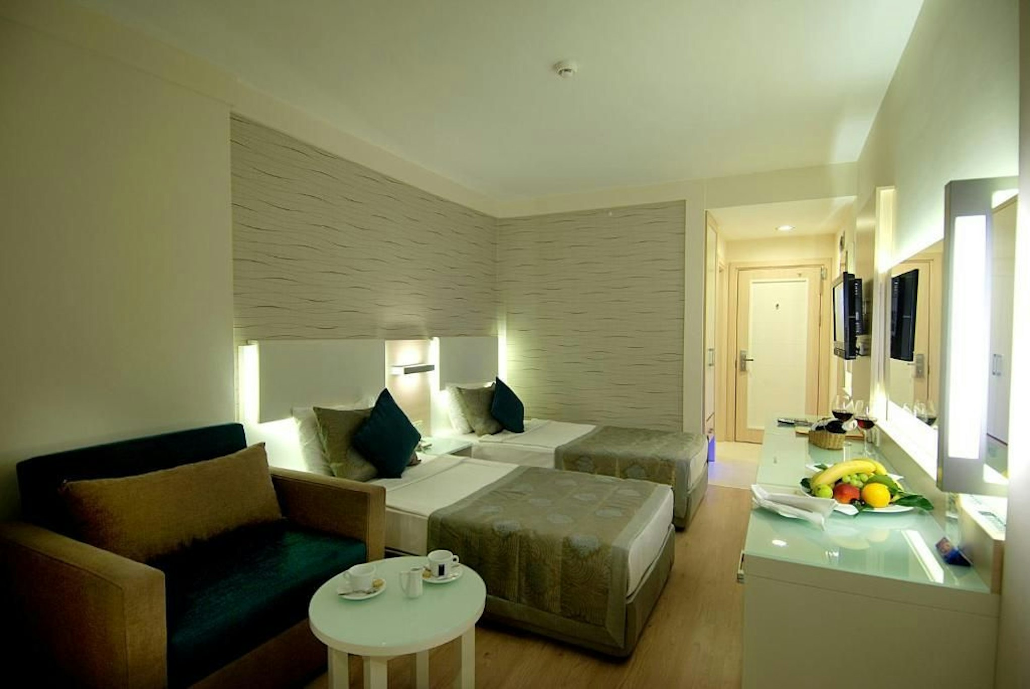 Room, Double Bed, Land View