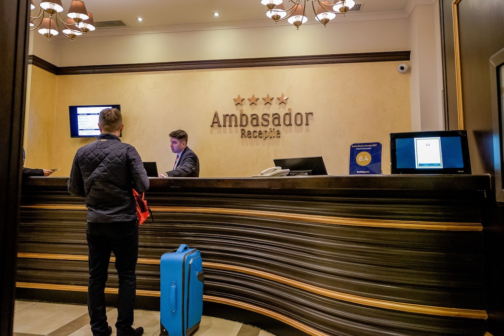 Lobby at Ambasador Hotel, BUCHAREST