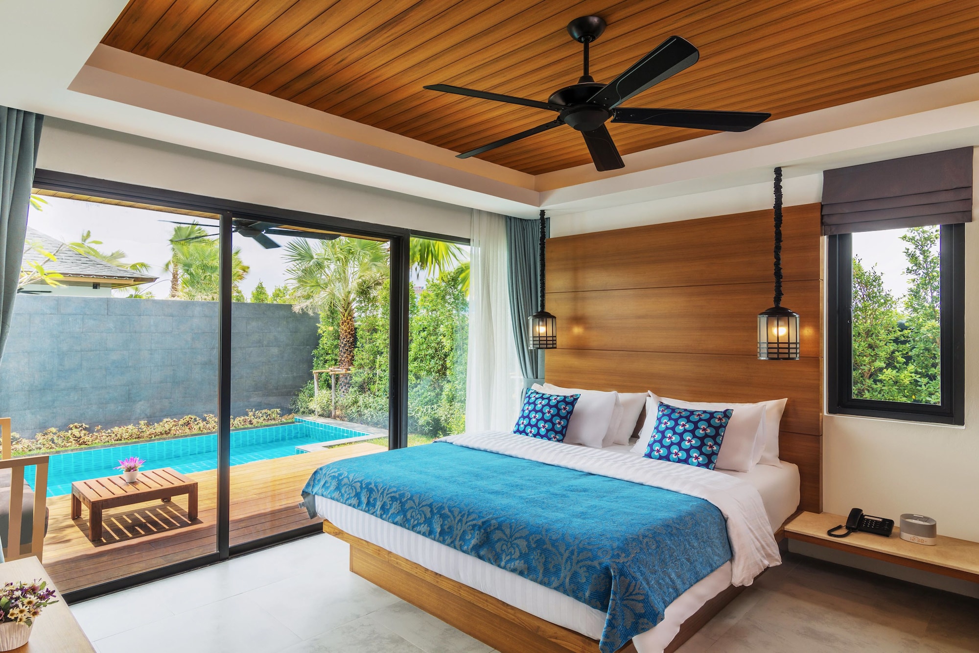 Pool, Villa, King Bed