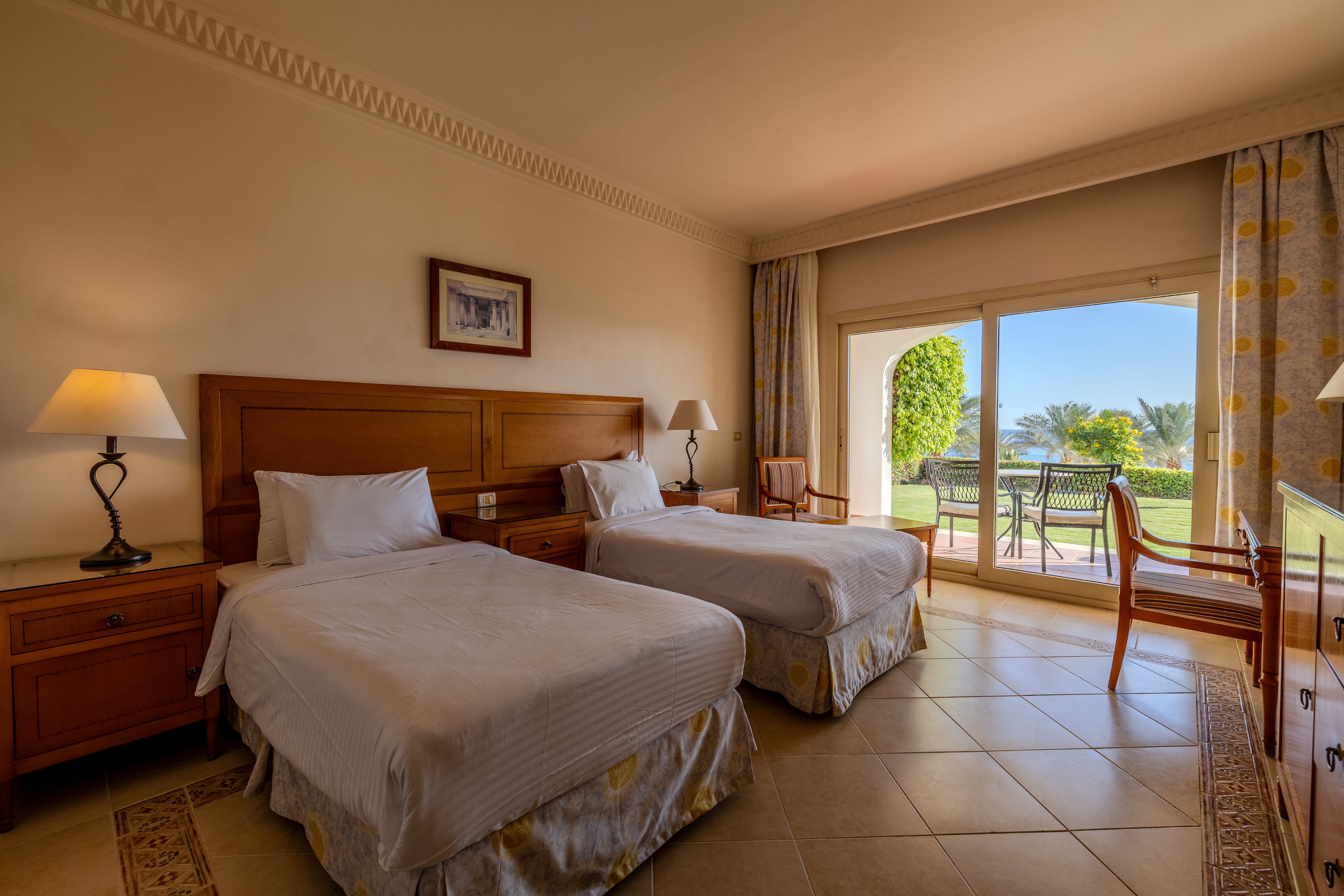 Standard, Twin Beds, Sea View, Balcony, Pool Access