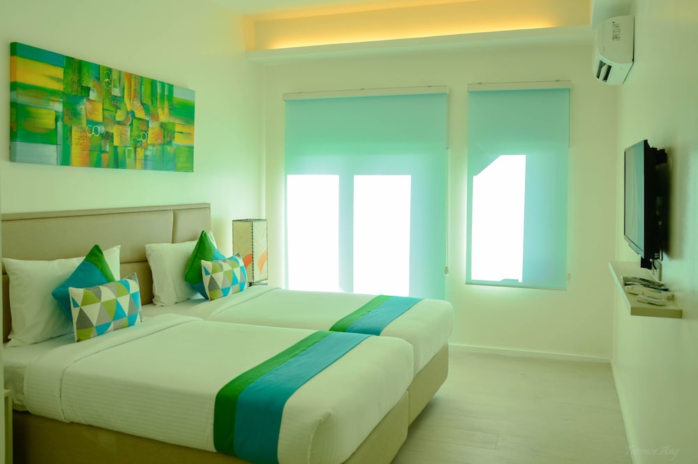 غرفة ديلوكس بسريرين مزدوجين، Lime Hotel Boracay 2/5