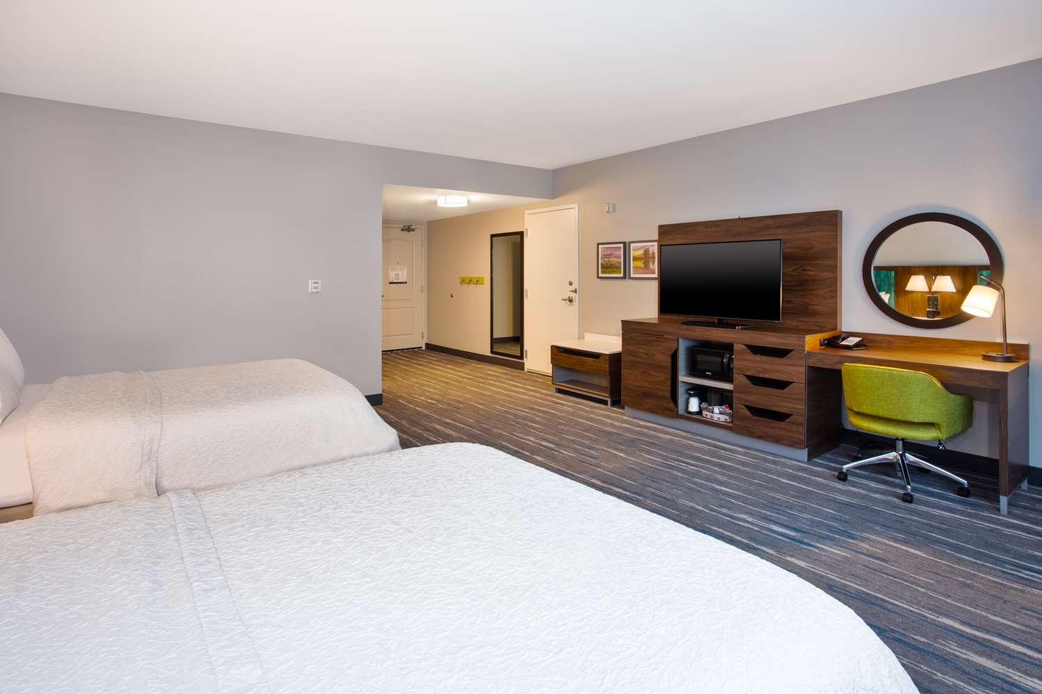 استوديو بسريرين كوين بحوض استحمام لذوي الإعاقة، Hampton Inn & Suites Athens-I-65 (Huntsville Area) 2/5