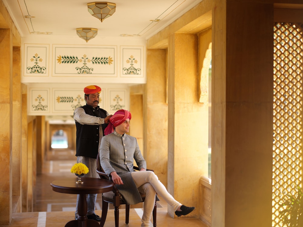 Lobby at Taj Gorbandh Palace, Jaisalmer, JAISALMER