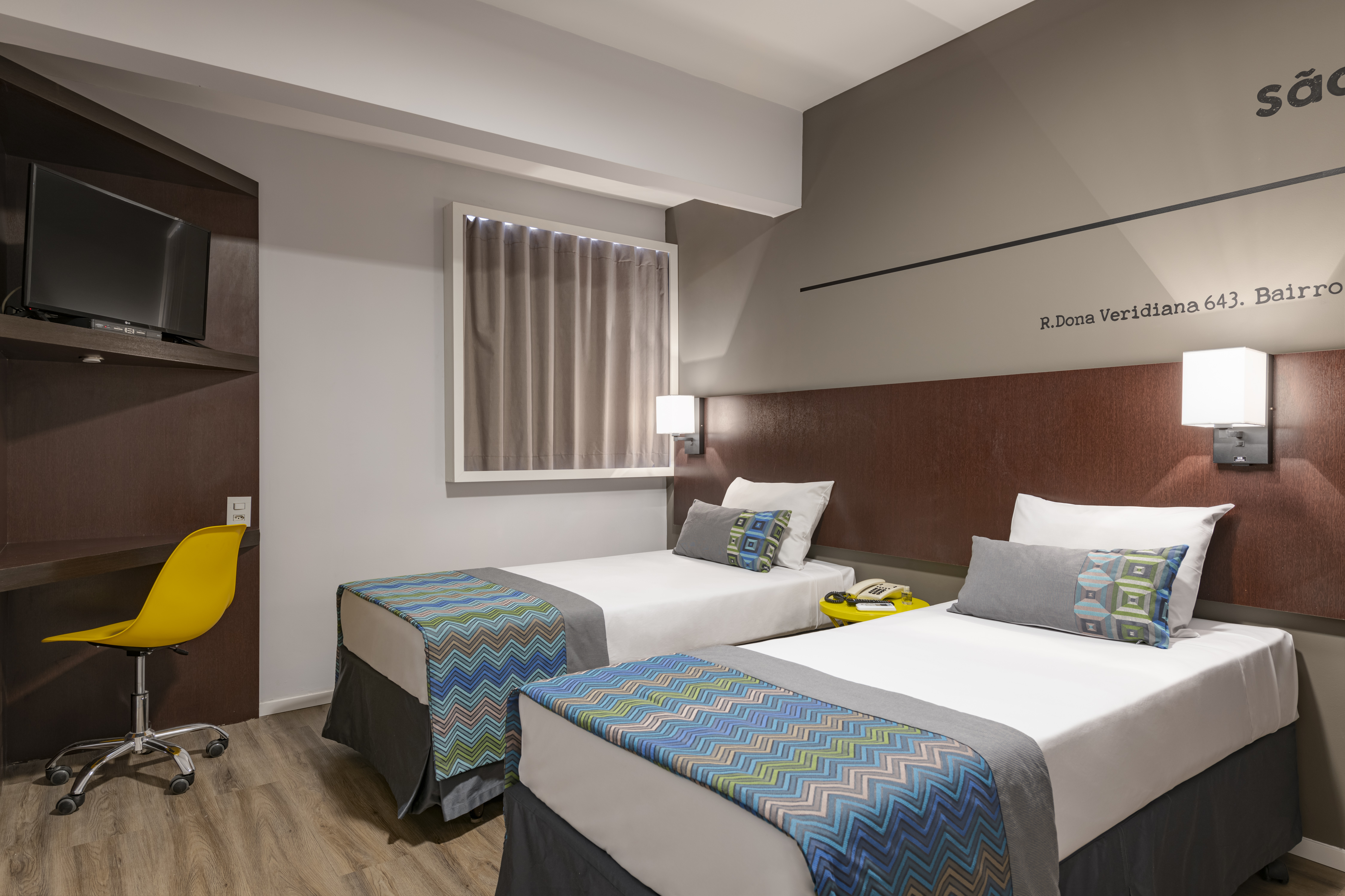 غرفة قياسية بسريرين منفصلين، Hotel Monreale Lifestyle Higienopolis Sao Paulo 2/7