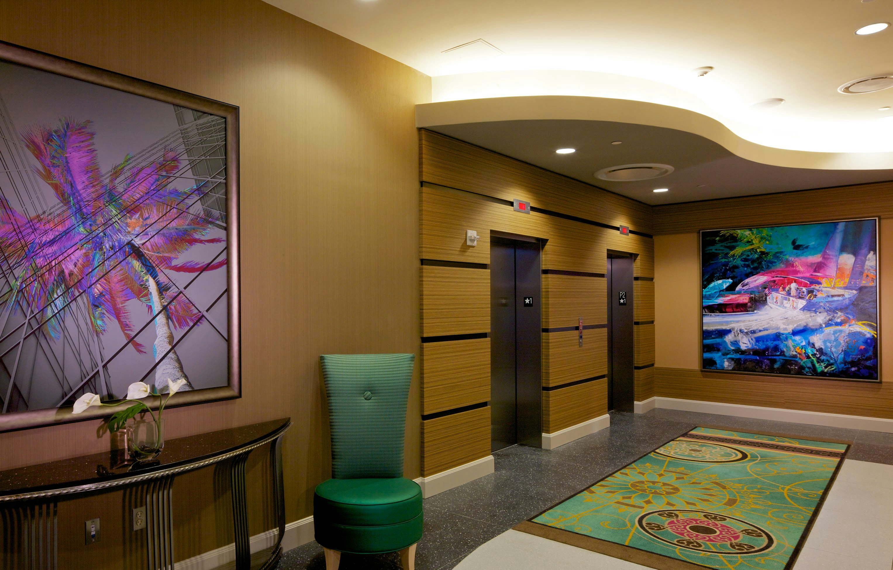 Lobby at Hampton Inn Suites By Hilton Miami Brickell Downtown, MIAMI - FL