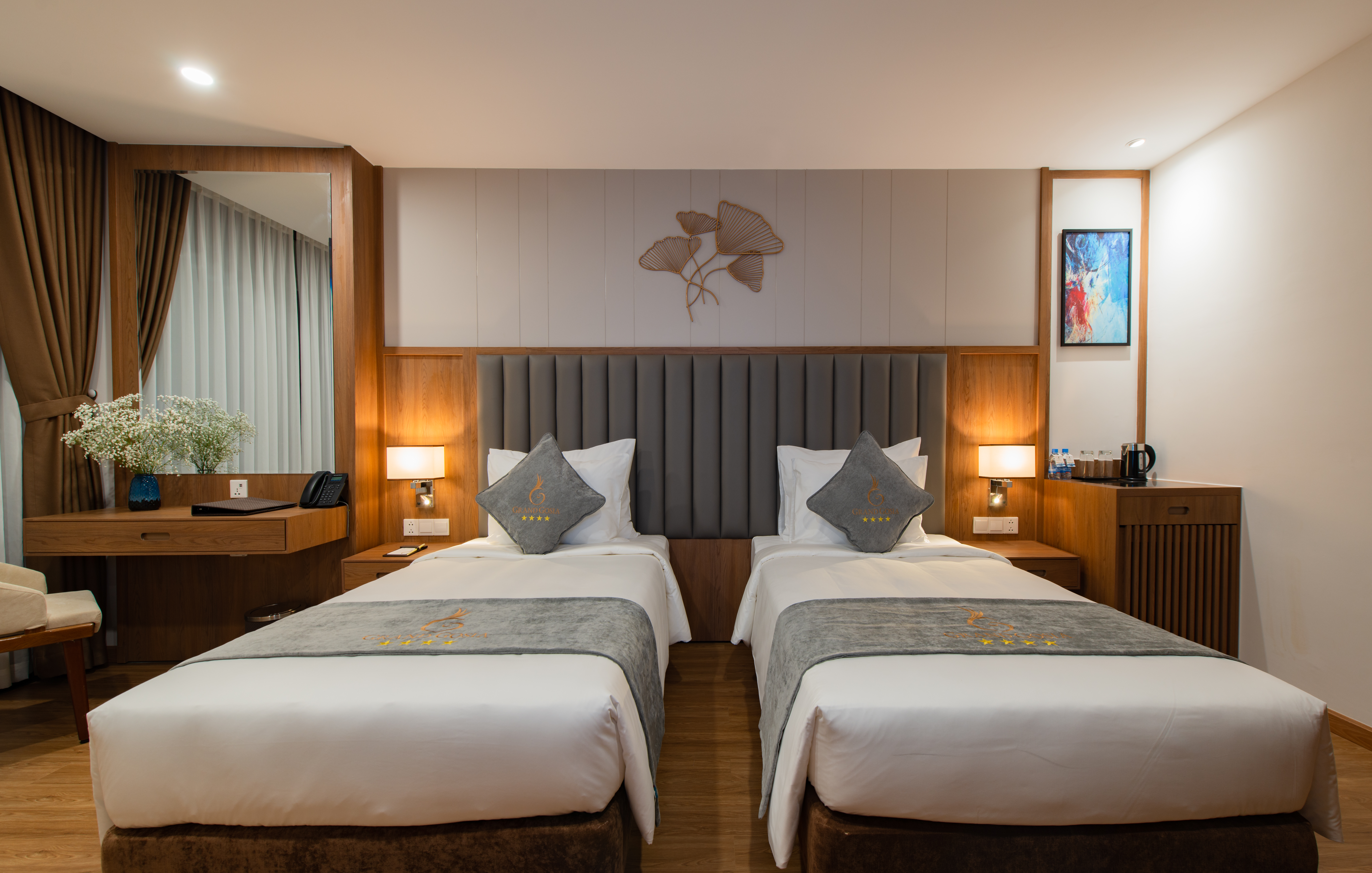 Senior, Deluxe, Twin Beds, Ocean View