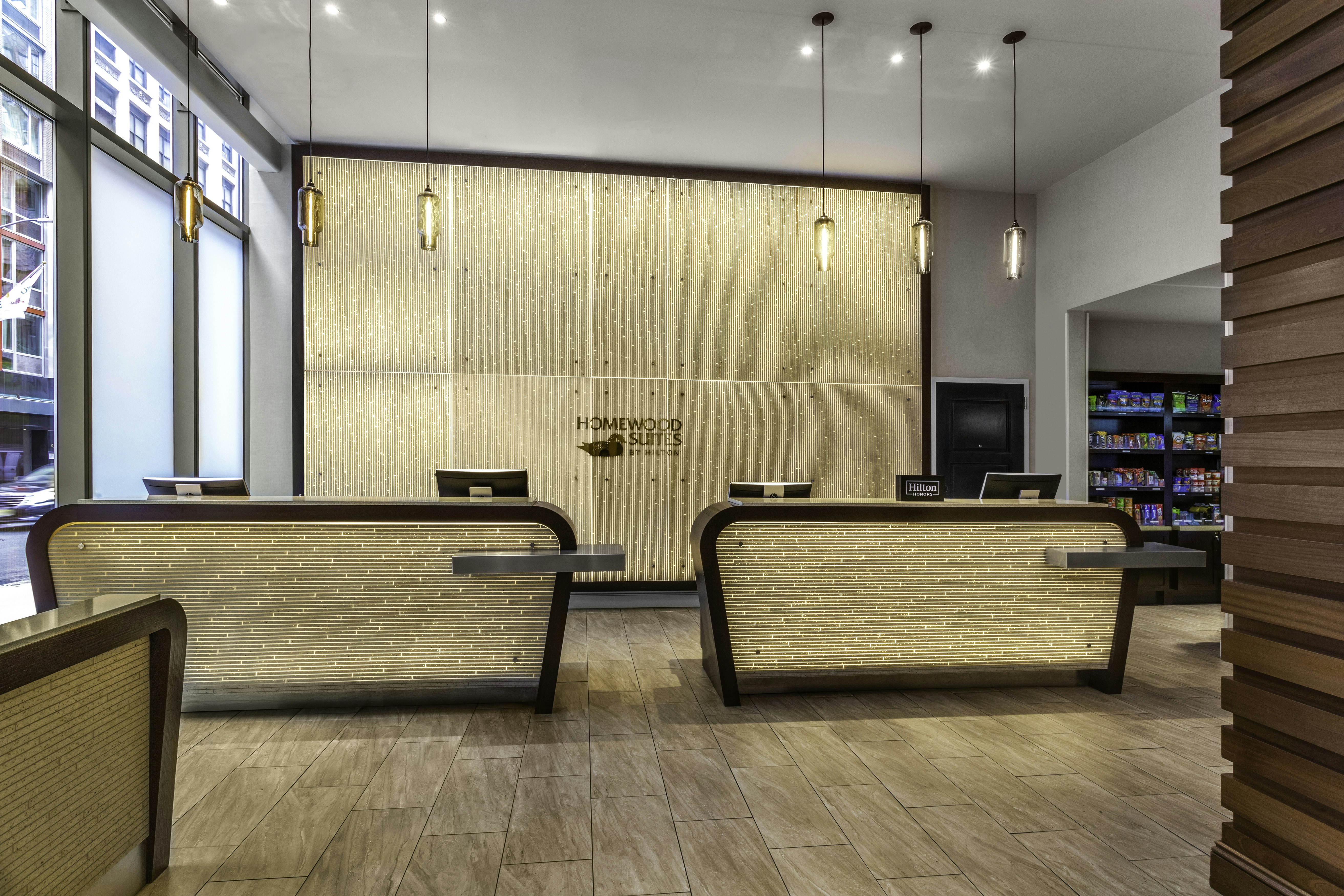 Lobby at Homewood Suites by Hilton New York/Midtown Manhattan Times Square-South, NY, NEW YORK - NY