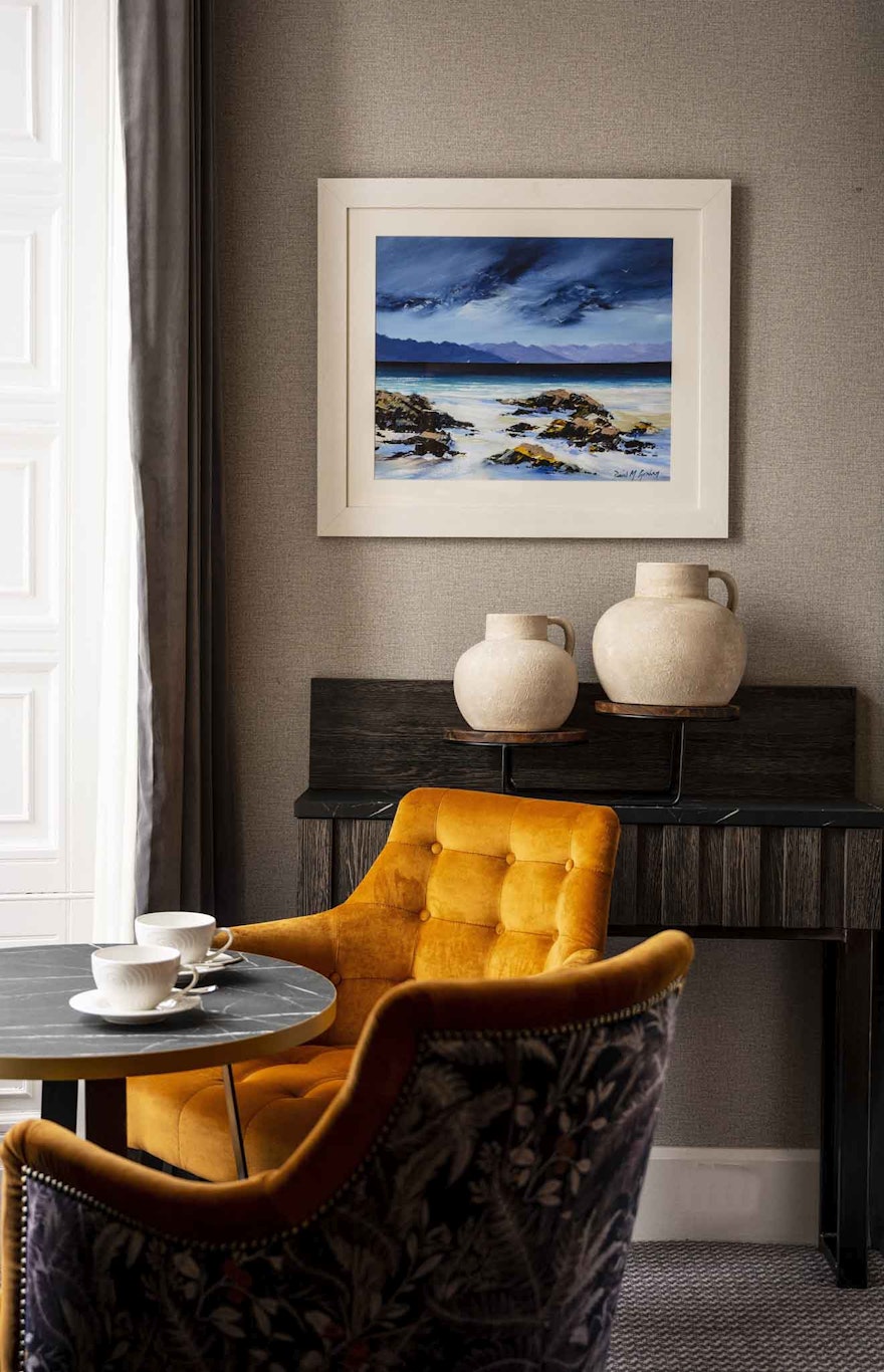 Lobby at Skeabost House Hotel, Skeabost