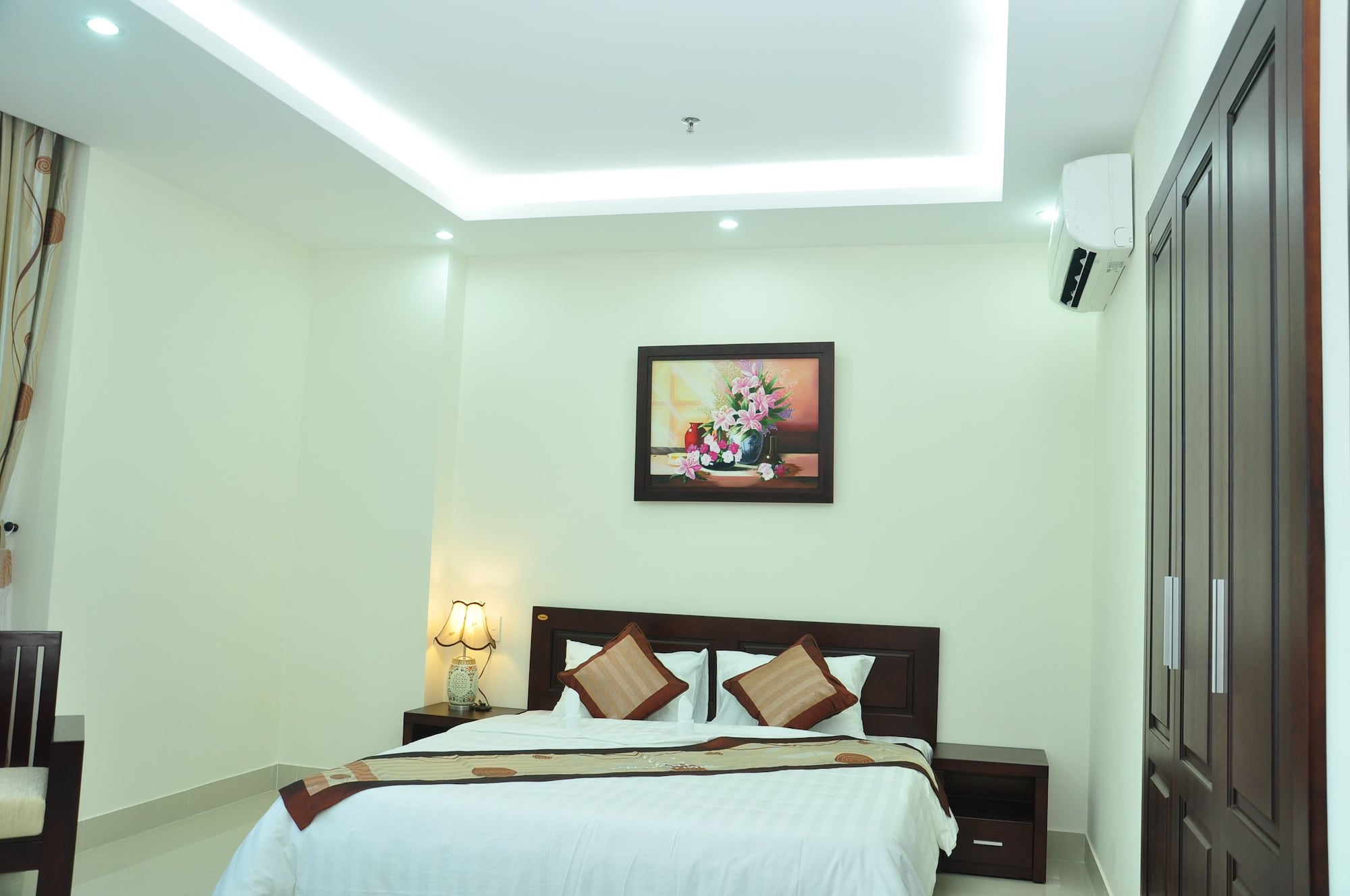 غرفة ديلوكس بسريرين مزدوجين بإطلالة على المدينة، Da Nang Port Hotel 3/5