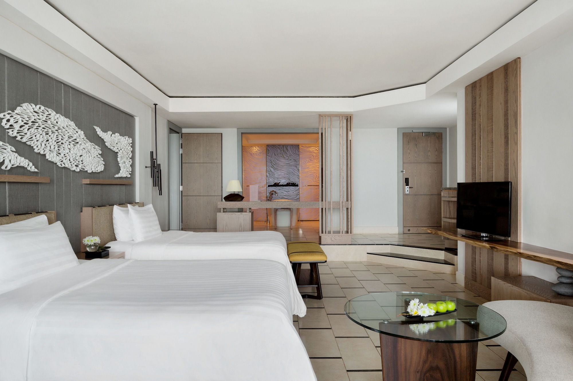 Junior Suite, Twin Beds, Beach Front