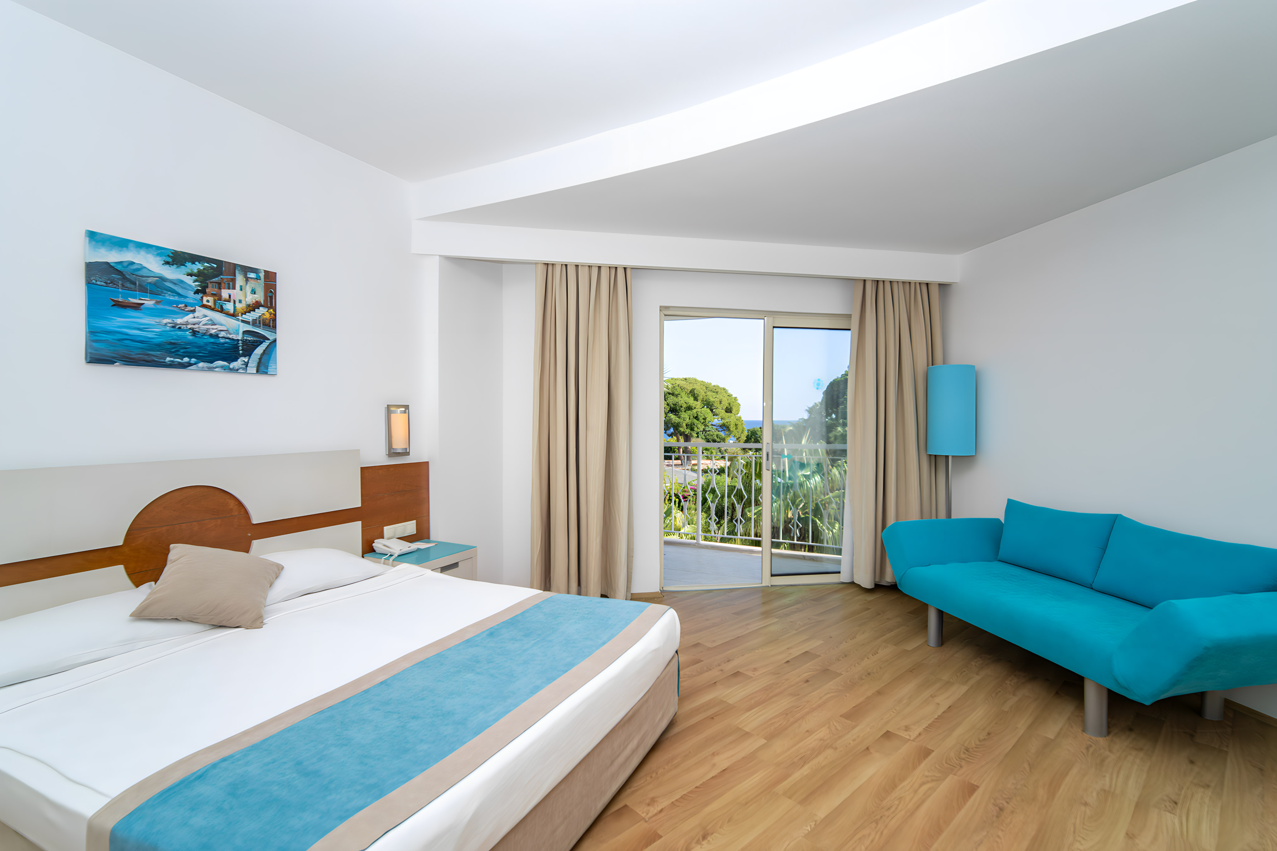 ROOM, DOUBLE BED, SEA VIEW