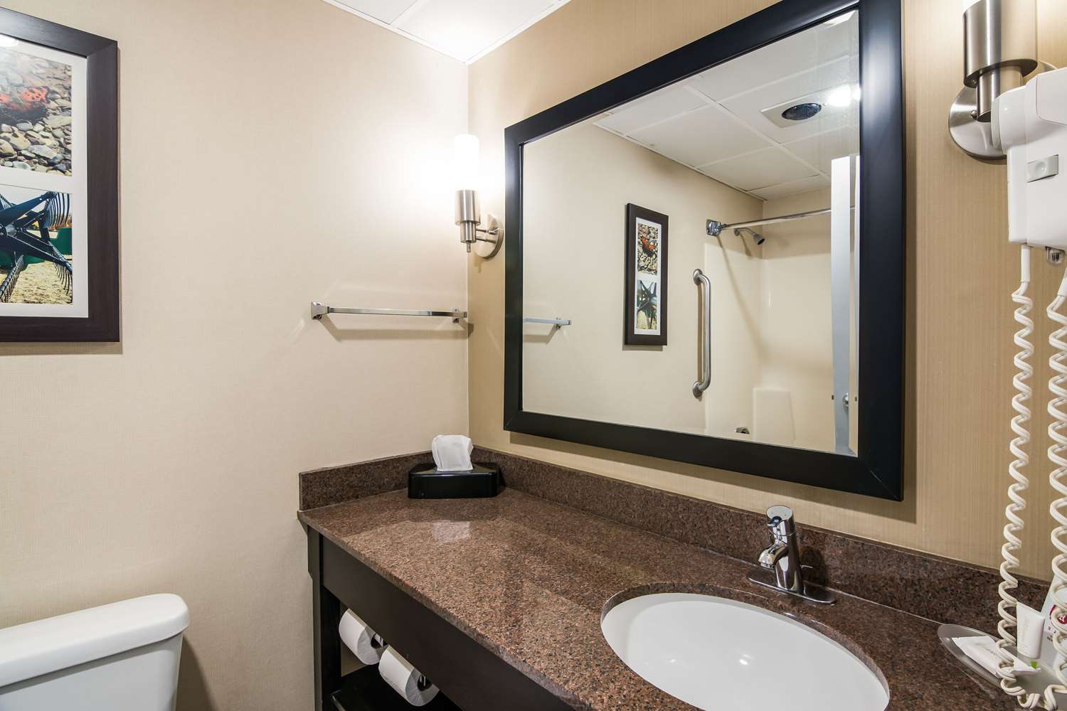 غرفة بسرير كينج، Clarion Pointe Jamestown - Falconer 3/4