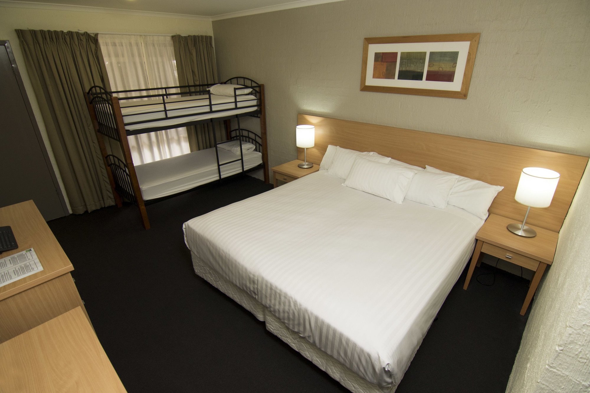 STANDARD, KING BED, BUNK BED