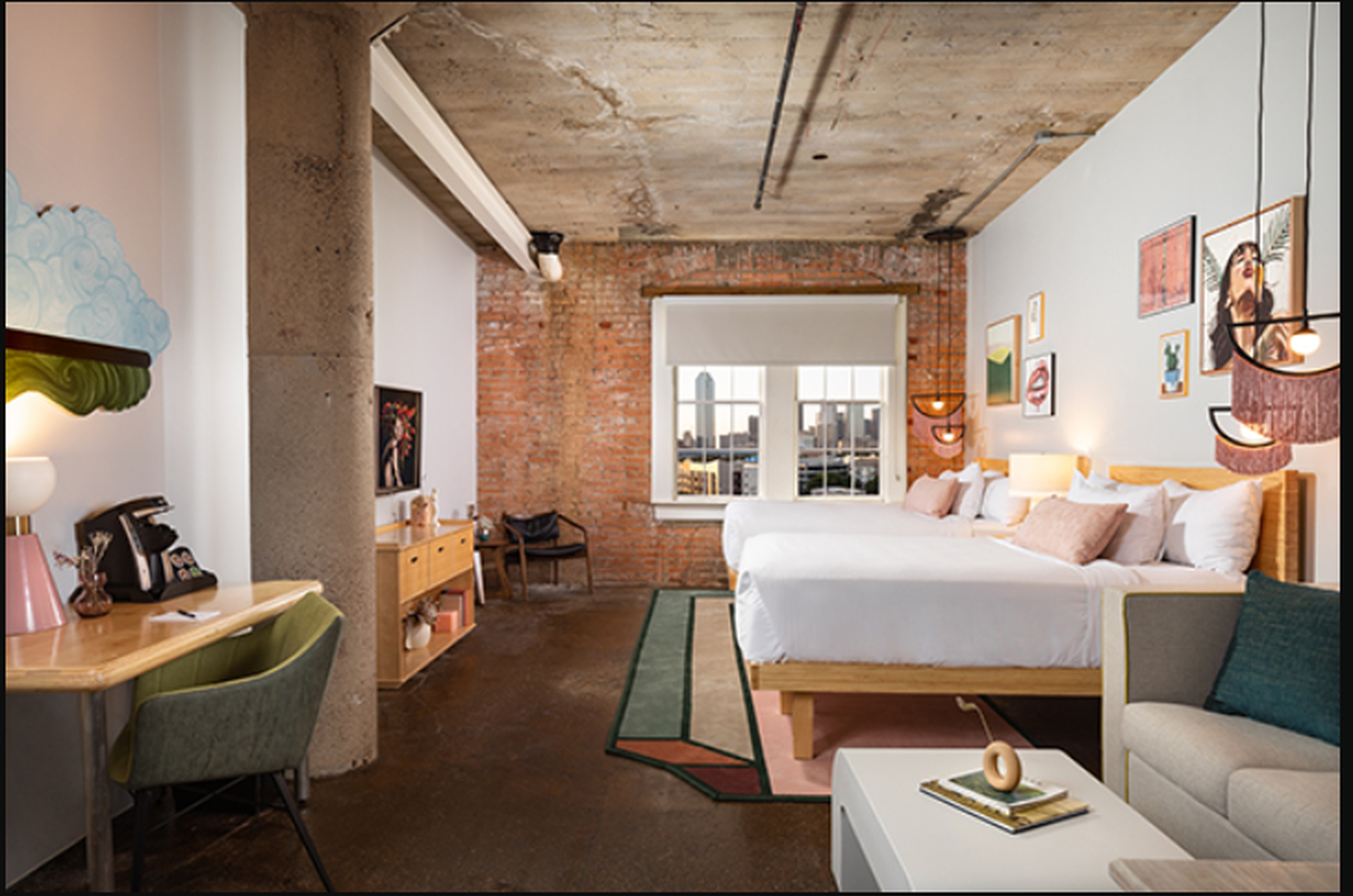 Room, Queen Bed, Canvas Hotel Dallas (ex. NYLO Dallas South Side) 2/3