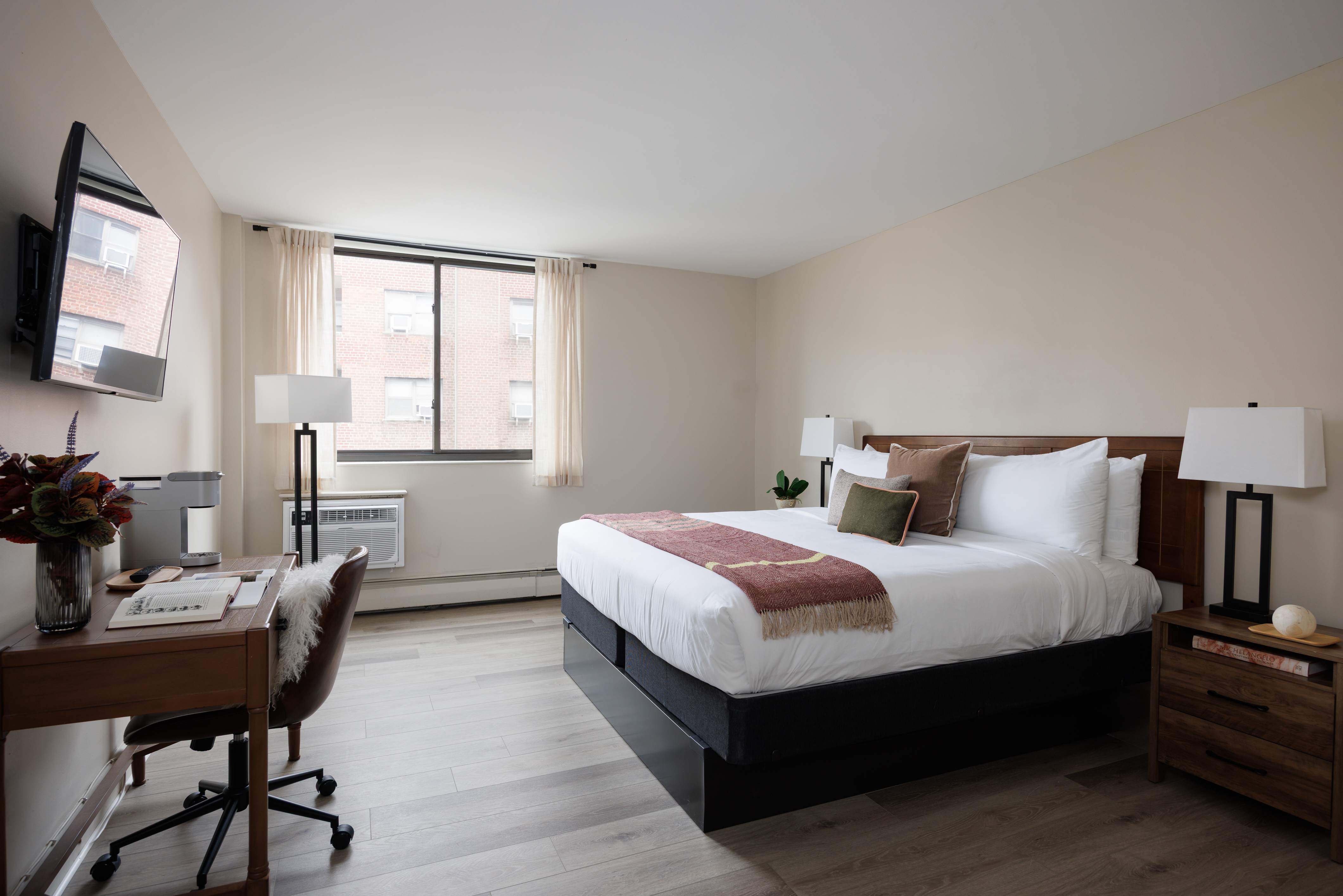 غرفة بسرير كينج، The Andrew Hotel 4/4