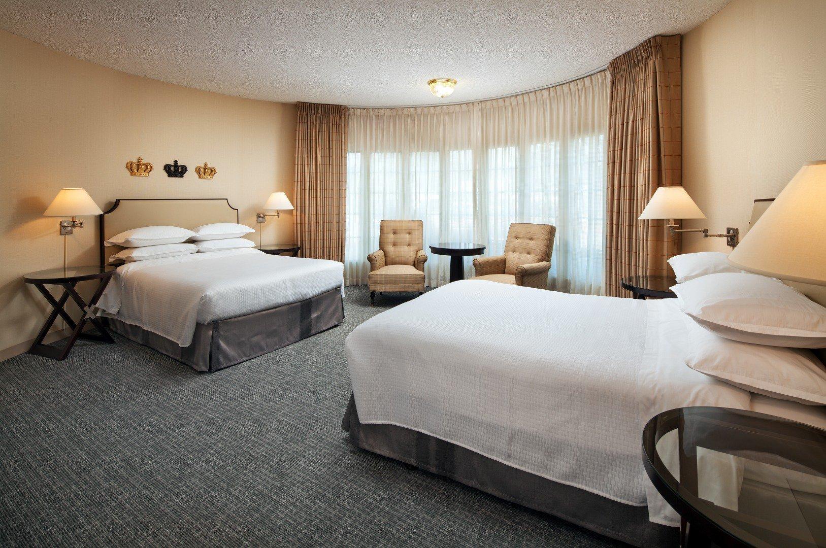 TURRET, SUITE, 2 QUEEN BEDS, SOFA