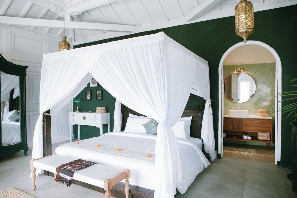 Romantic, White, Villa