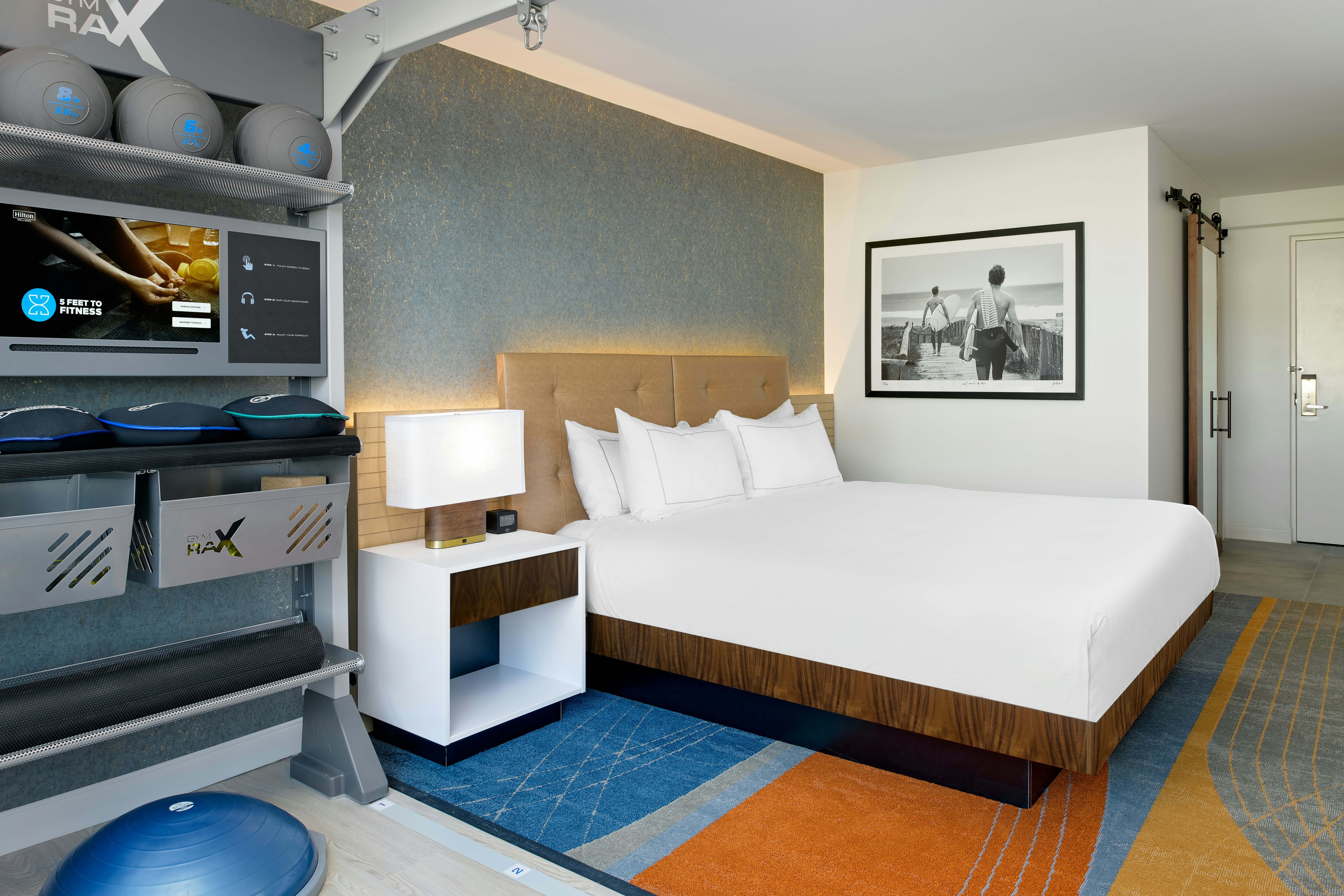 Fitness, King Bed