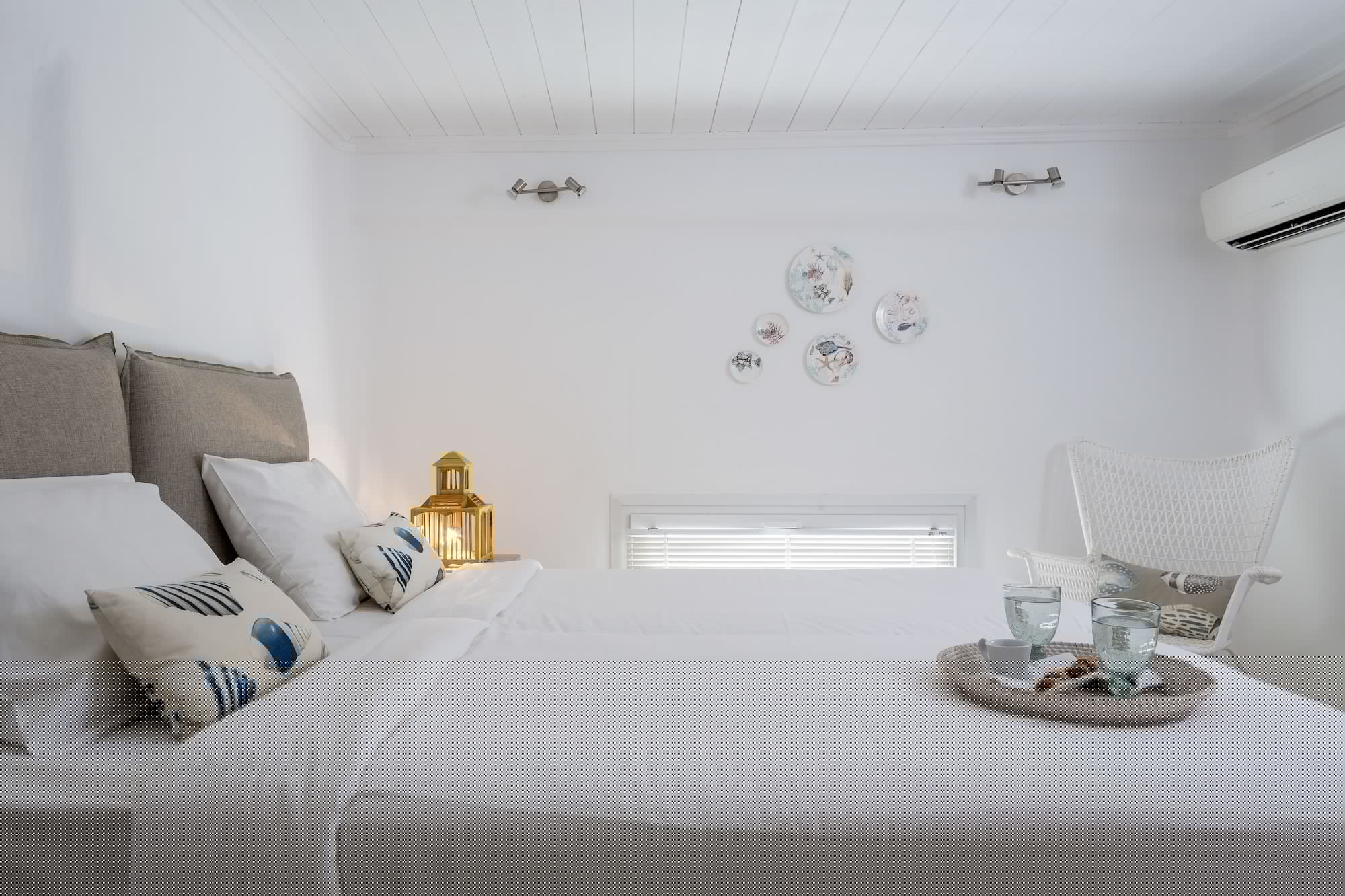 Villa, Double and Twin Beds, Pool and Sea View