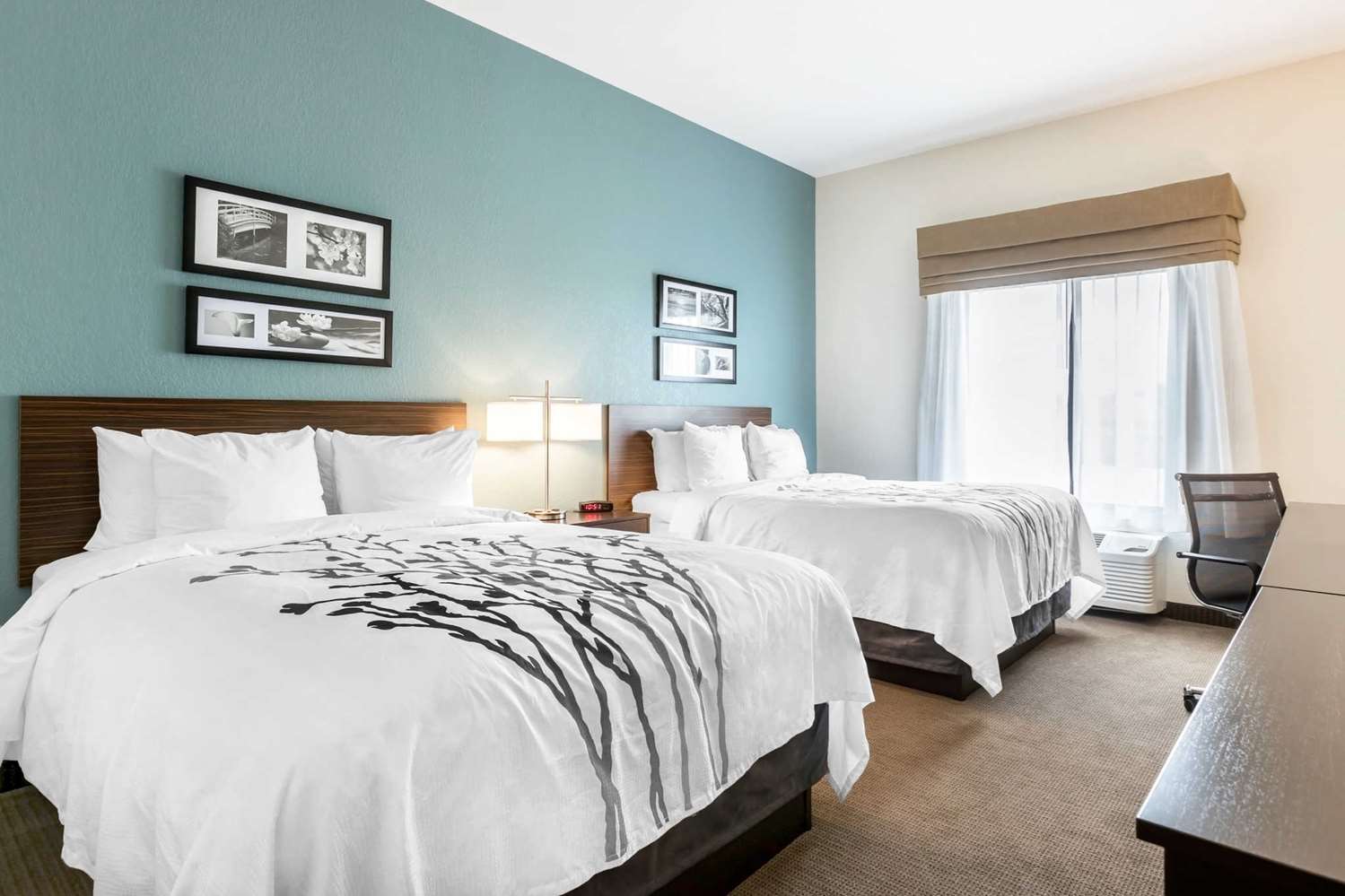 غرفة بسريرين كوين، Sleep Inn & Suites West Des Moines near Jordan Creek 2/3