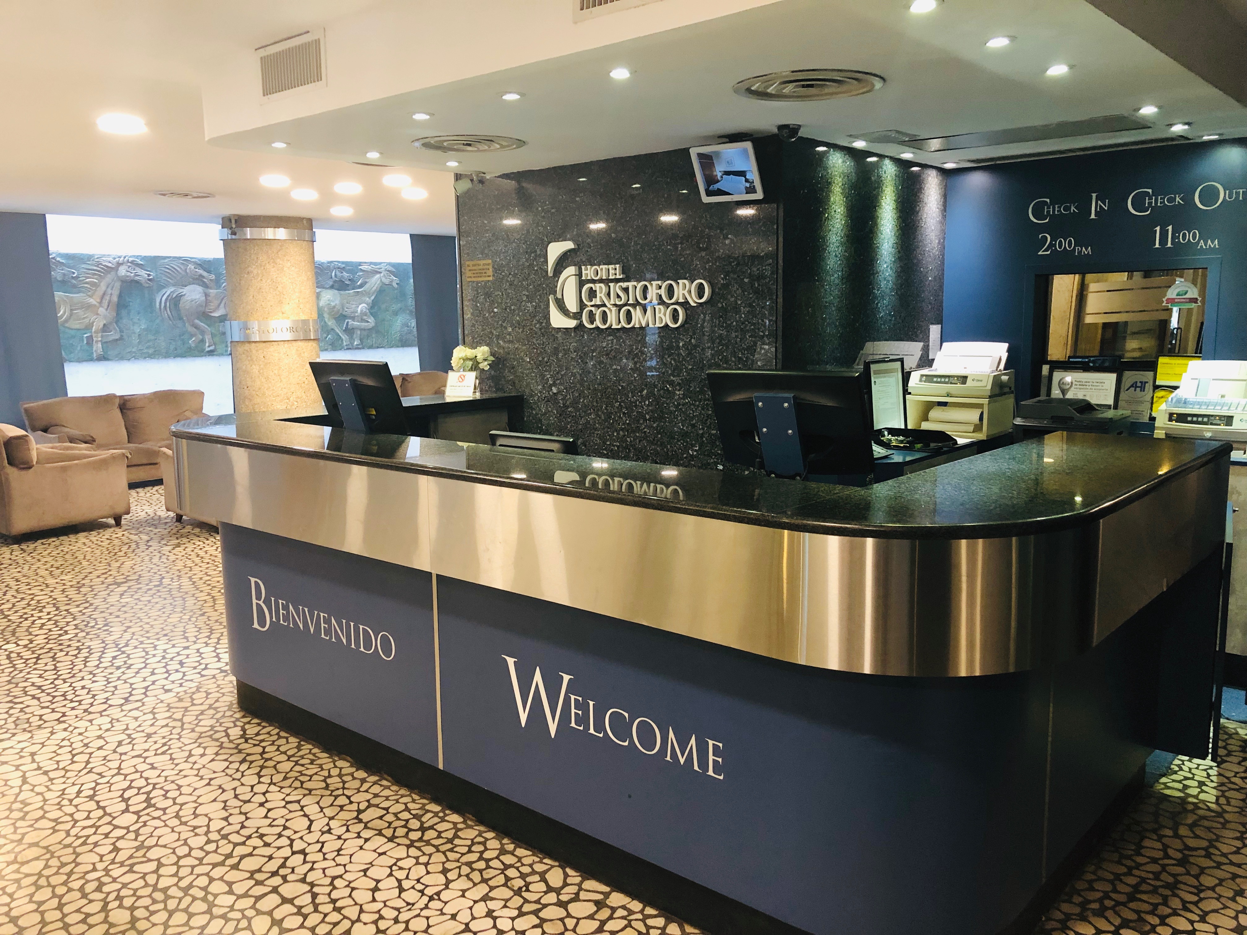 Lobby at Hotel Cristoforo Colombo, BUENOS AIRES