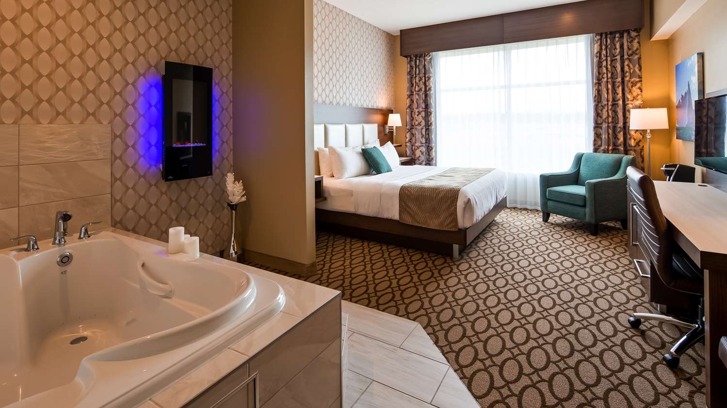 جناح بسرير كينج بحوض جاكوزي، Best Western Plus St. John s Airport Hotel and Suites 5/5