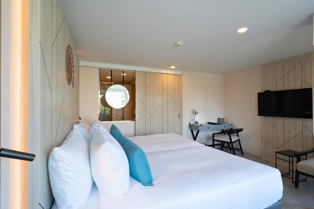 غرفة ديلوكس بسريرين منفصلين بإطلالة على المسبح، Best Western Plus Carapace Hotel Hua Hin 3/5