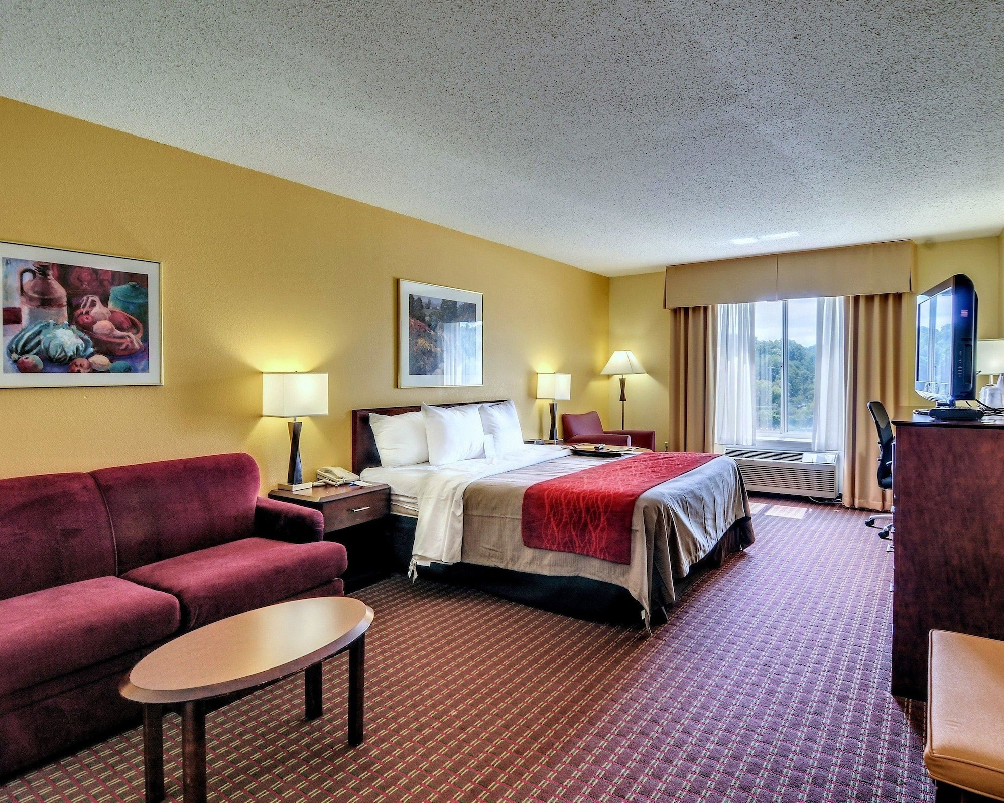غرفة قياسية بسرير كينج، Comfort Inn and Suites Hillsville I-77 3/5