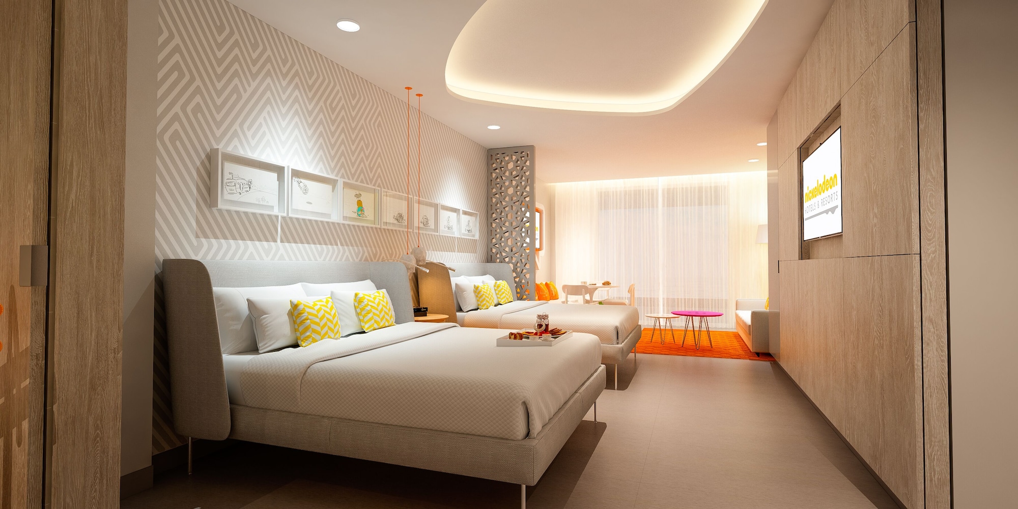 Swim-Up Oceanfront Pool Deck Level Queen Suite، Nickelodeon Hotels and Resorts Riviera Maya All Inclusive 4/10