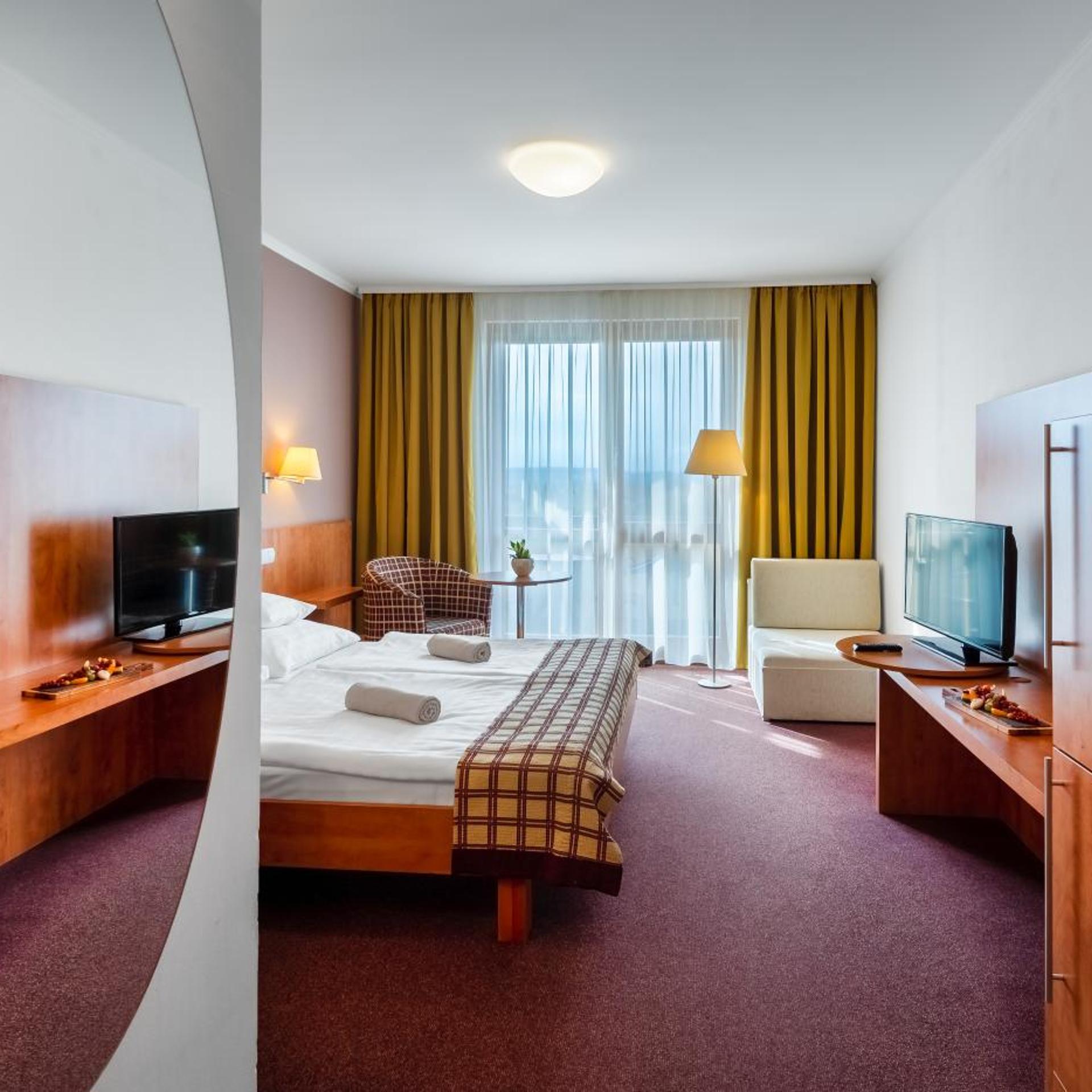 غرفة ثلاثية بشرفة، Hunguest Hotel Pelion 2/6